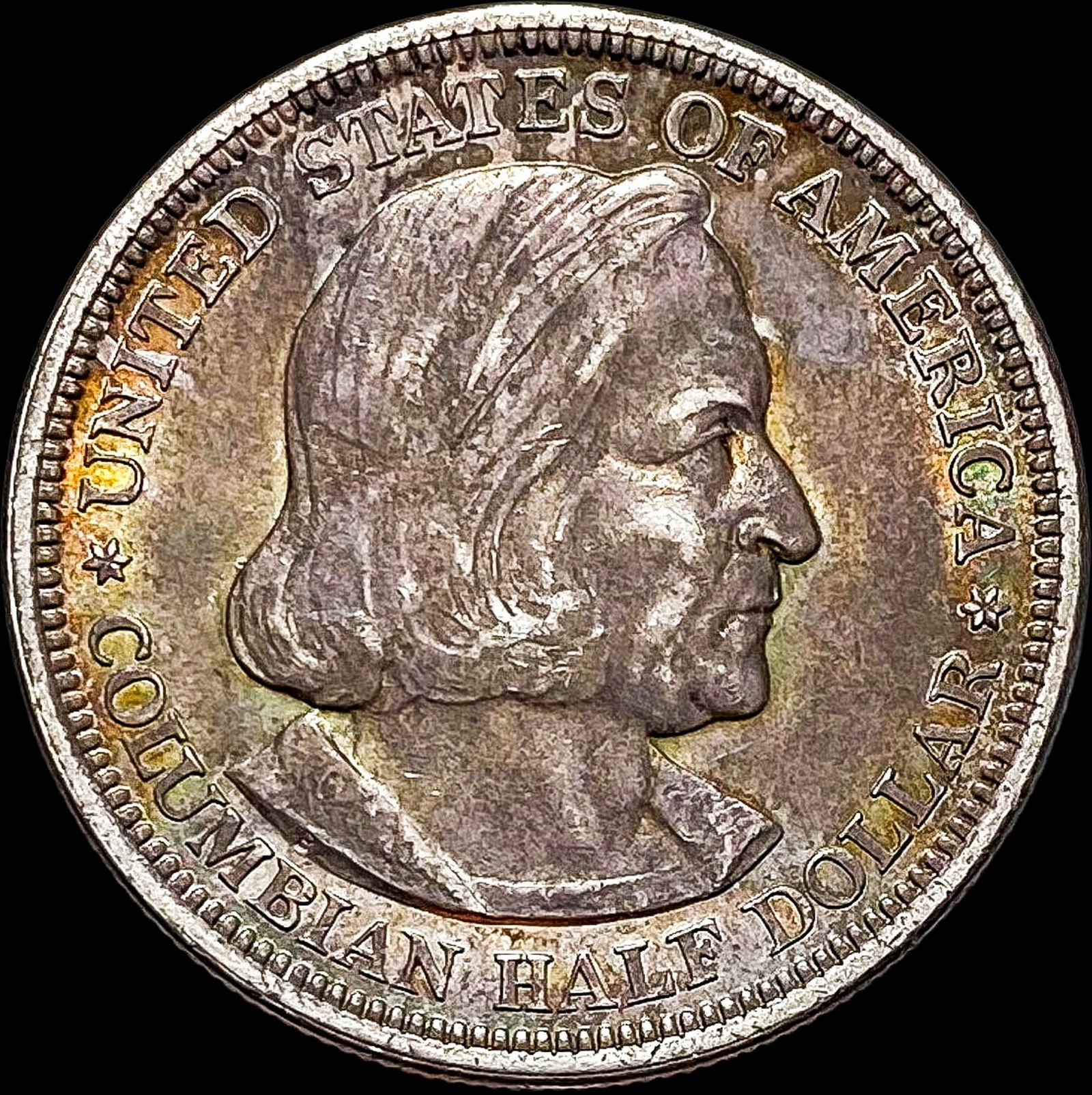 1892 Silver Columbian Expo Half Dollar CLOSELY UNCIRCULATED (1 of 2)