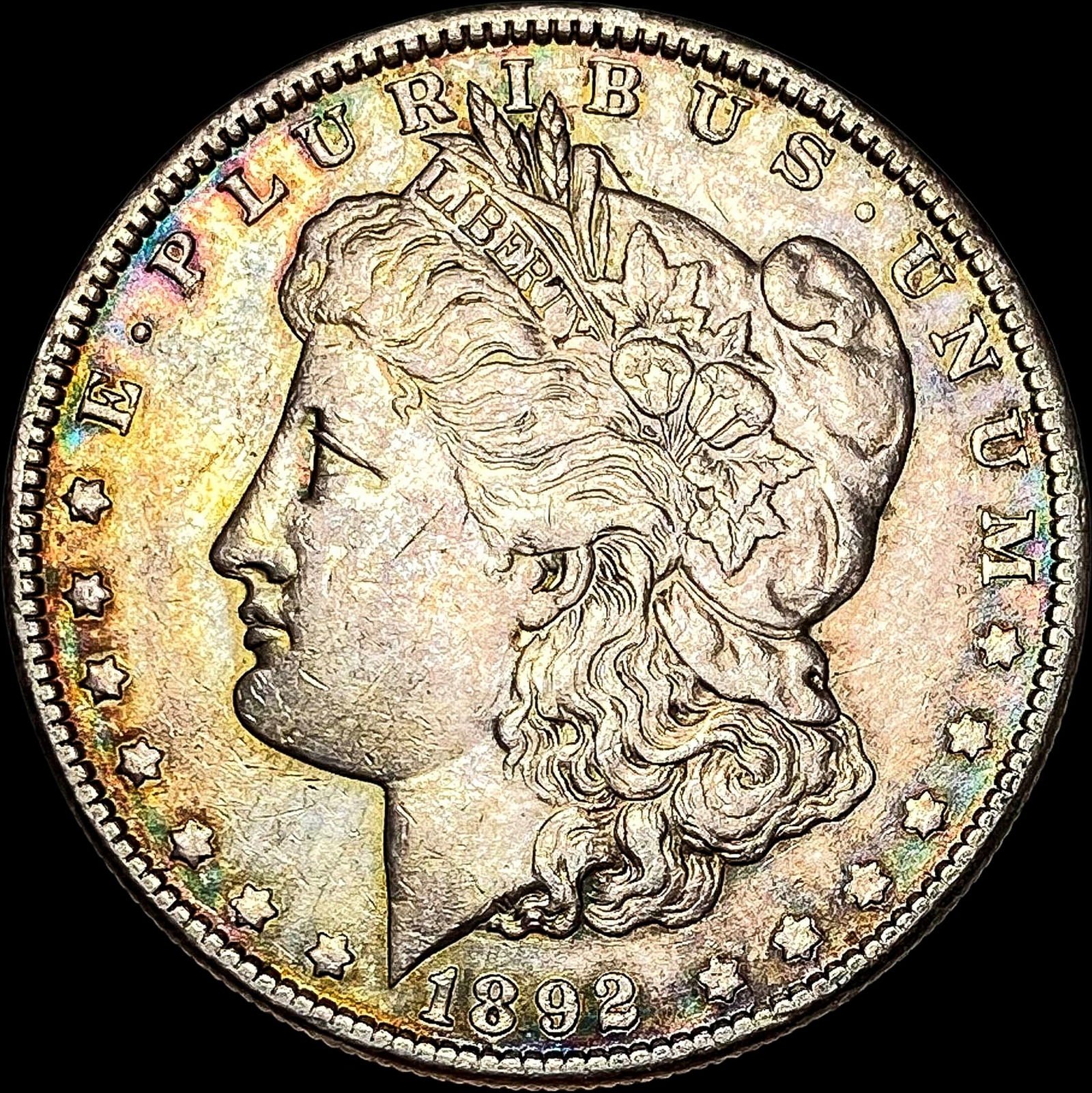 1892-O Silver Morgan Dollar CLOSELY UNCIRCULATED (1 of 2)