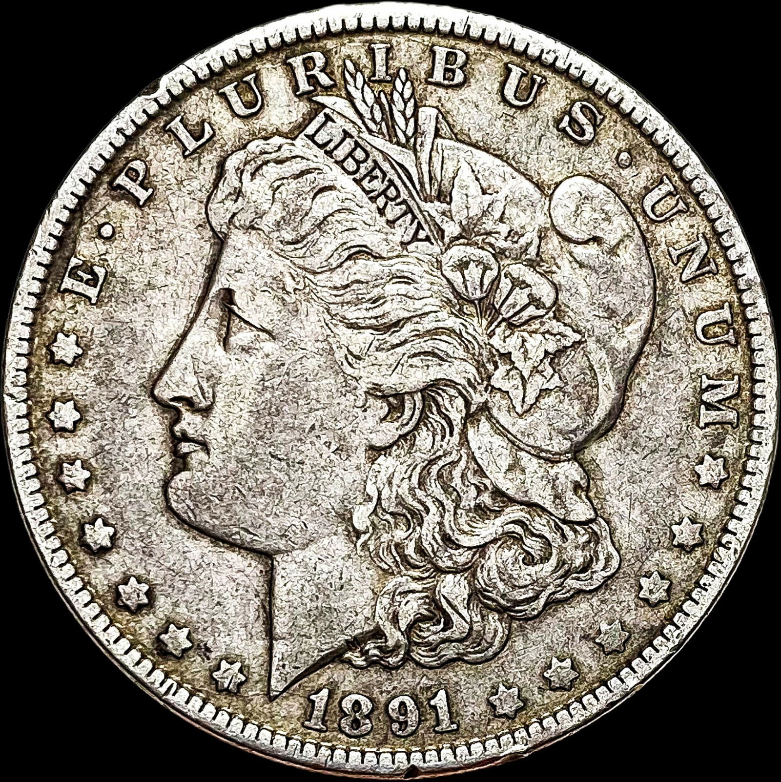 1891-O Silver Morgan Dollar LIGHTLY CIRCULATED (1 of 2)