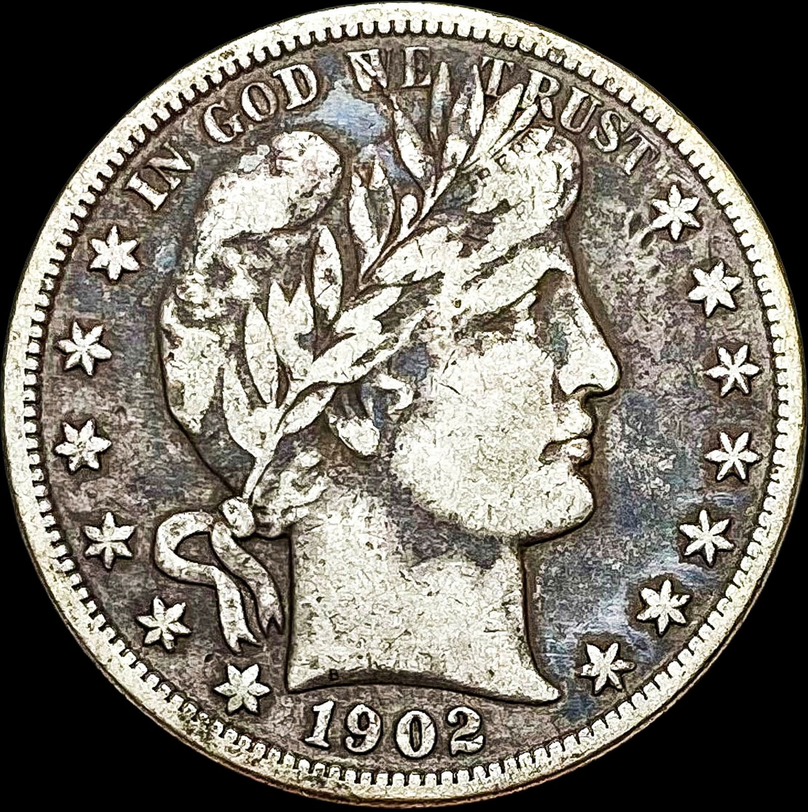 1902 Barber Half Dollar LIGHTLY CIRCULATED (1 of 2)