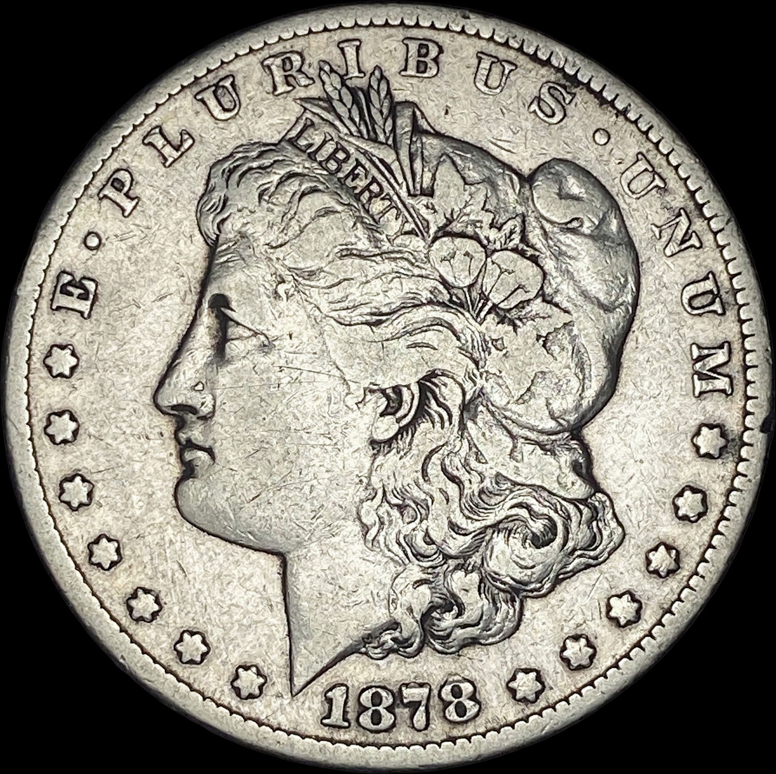 1878-CC Silver Morgan Dollar LIGHTLY CIRCULATED (1 of 2)