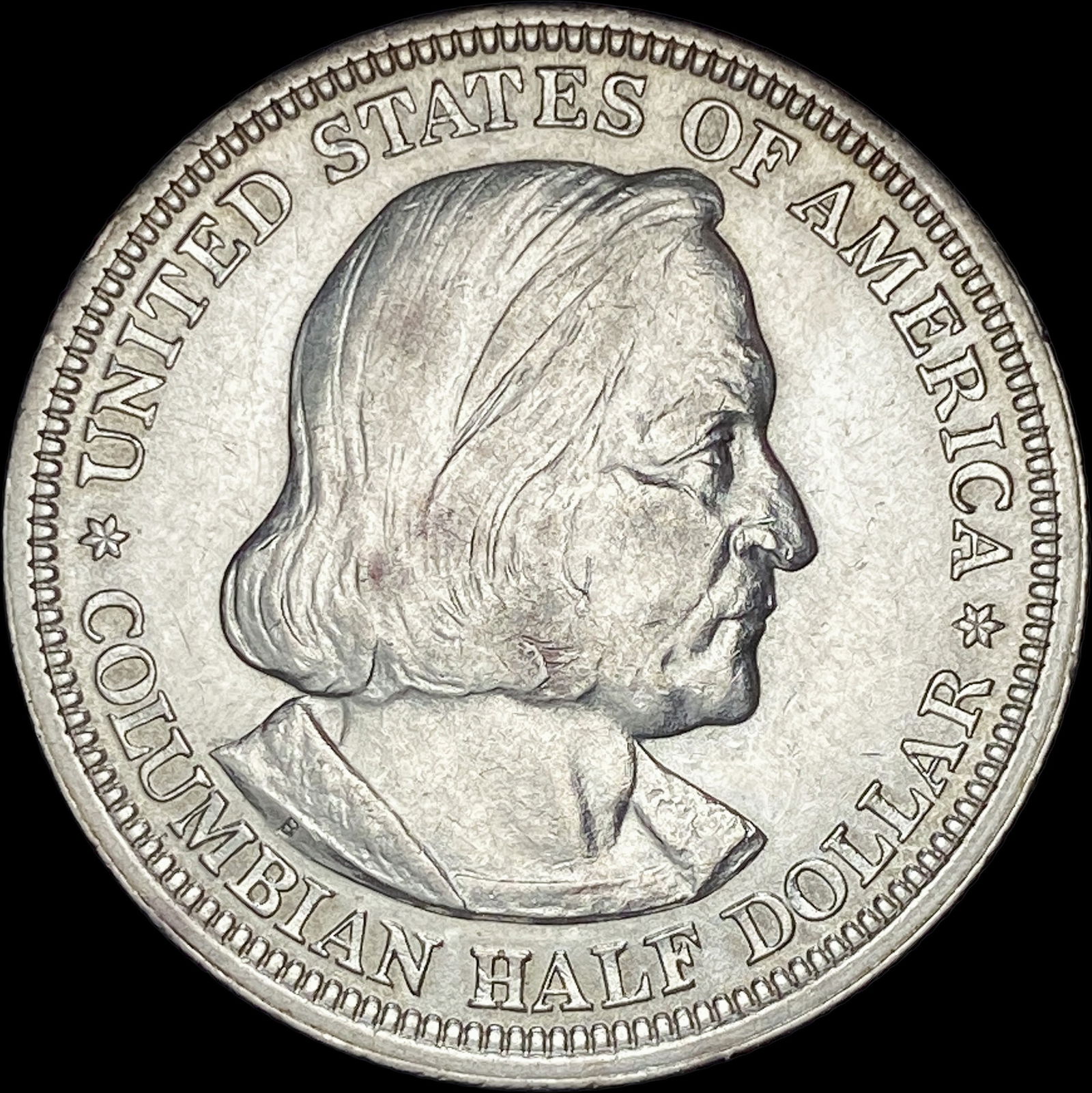 1893 Silver Columbian Expo Half Dollar CHOICE AU (1 of 2)