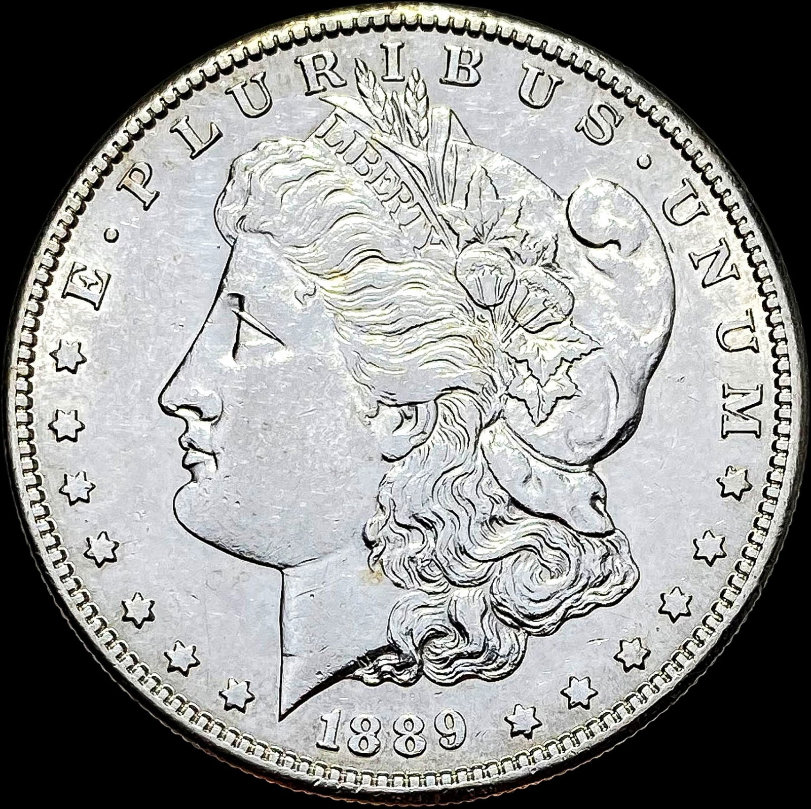 1889-S Morgan Silver Dollar CLOSELY UNCIRCULATED (1 of 2)