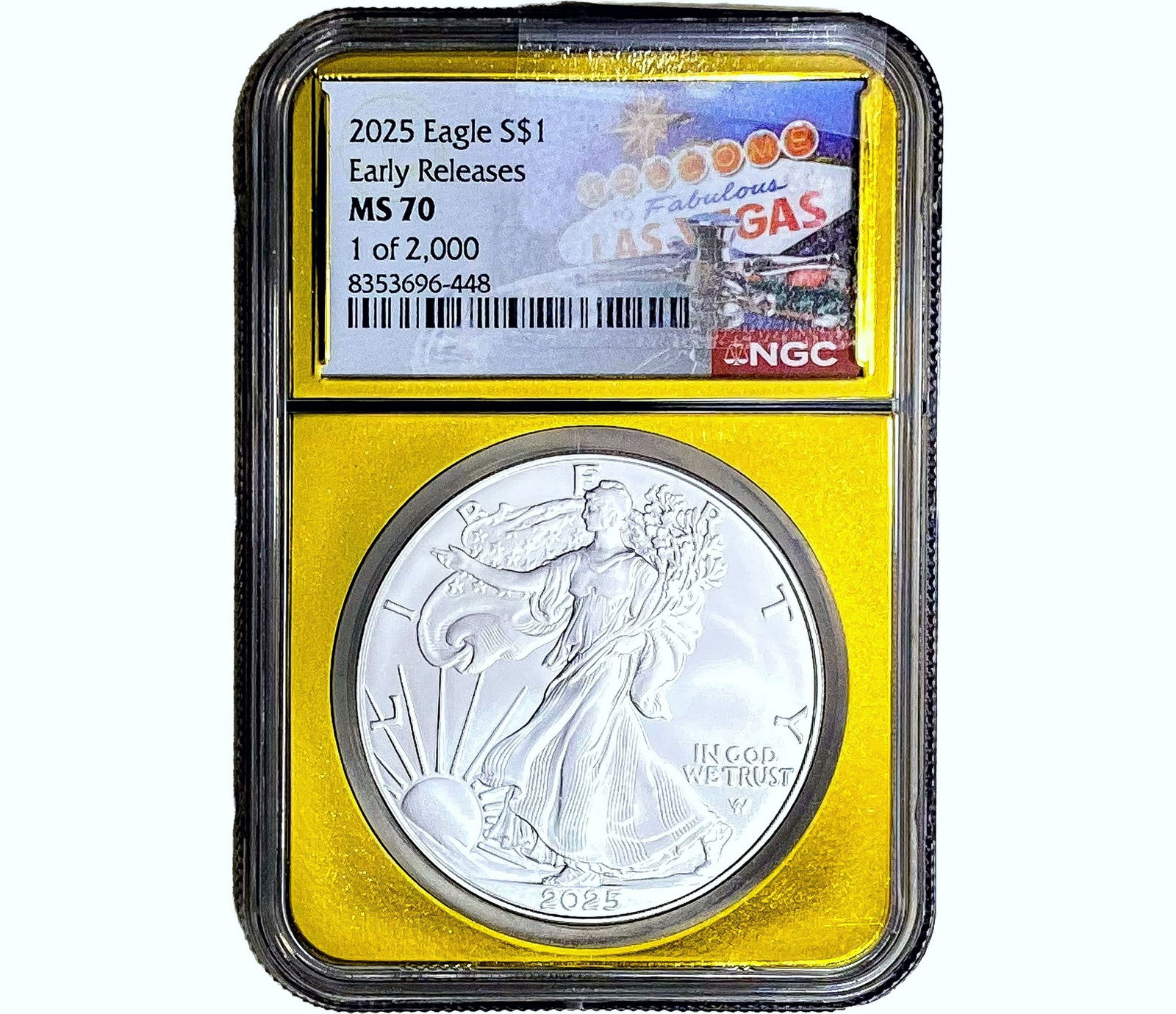 2025 Silver Eagle NGC MS70 Early Releases (1 of 2)
