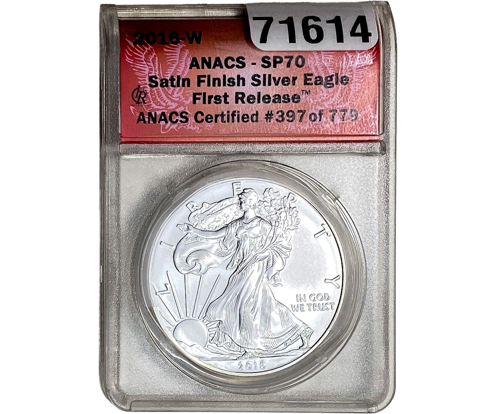 2016-W Silver Eagle ANACS SP70 (1 of 2)