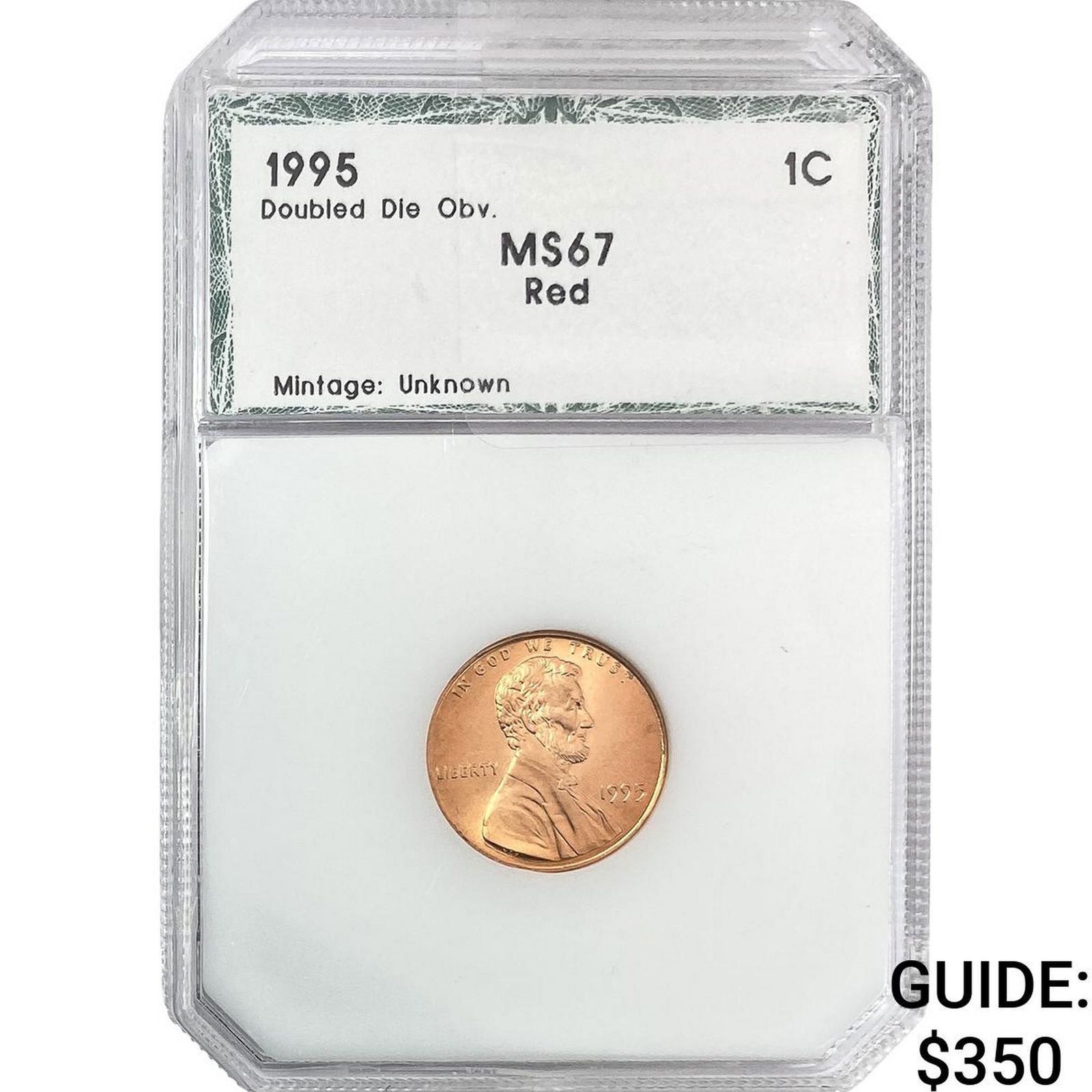 1995 Lincoln Memorial Cent PCI MS67 Red DDO (1 of 2)