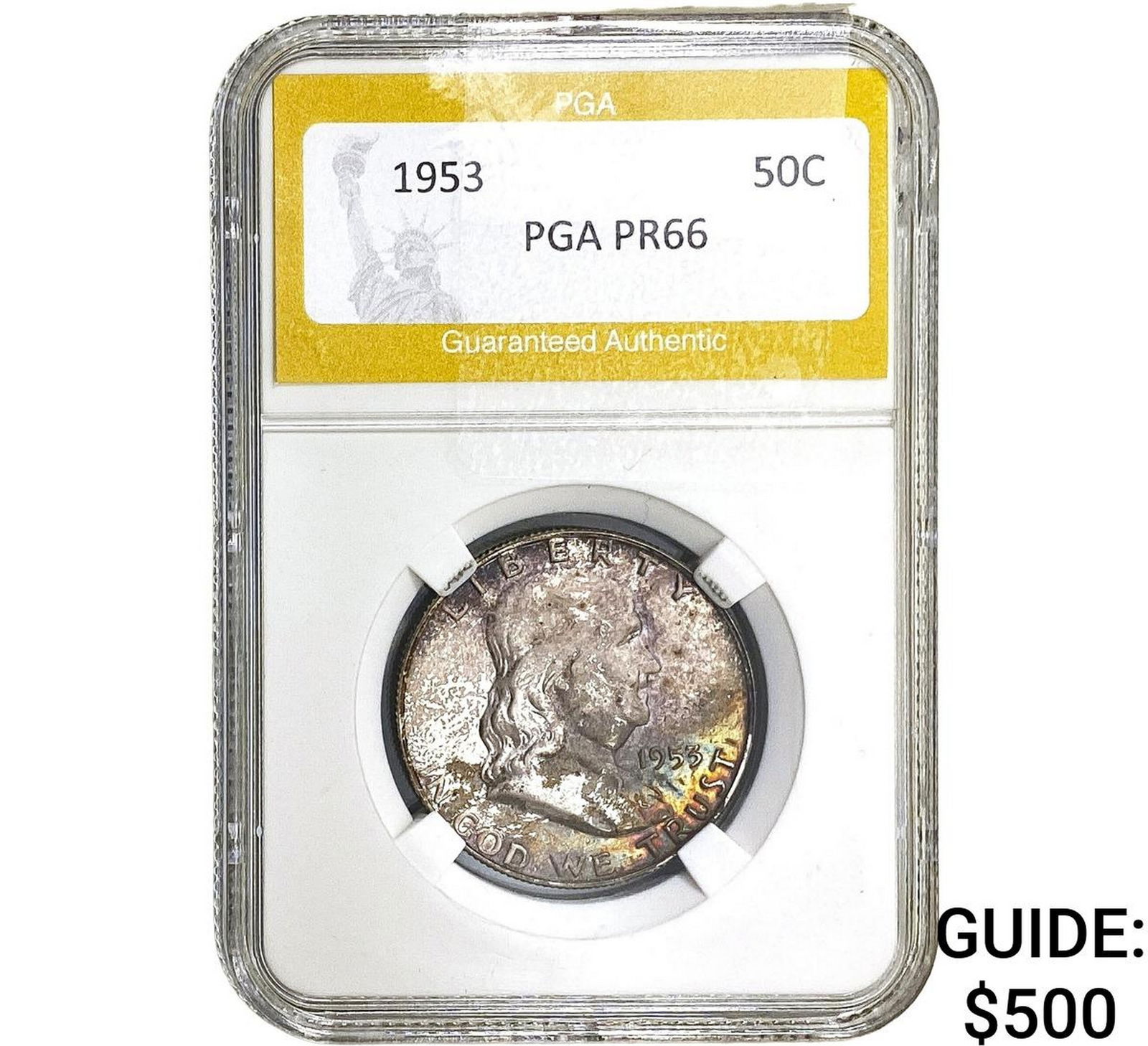 1953 Franklin Half Dollar PGA PR66 (1 of 2)