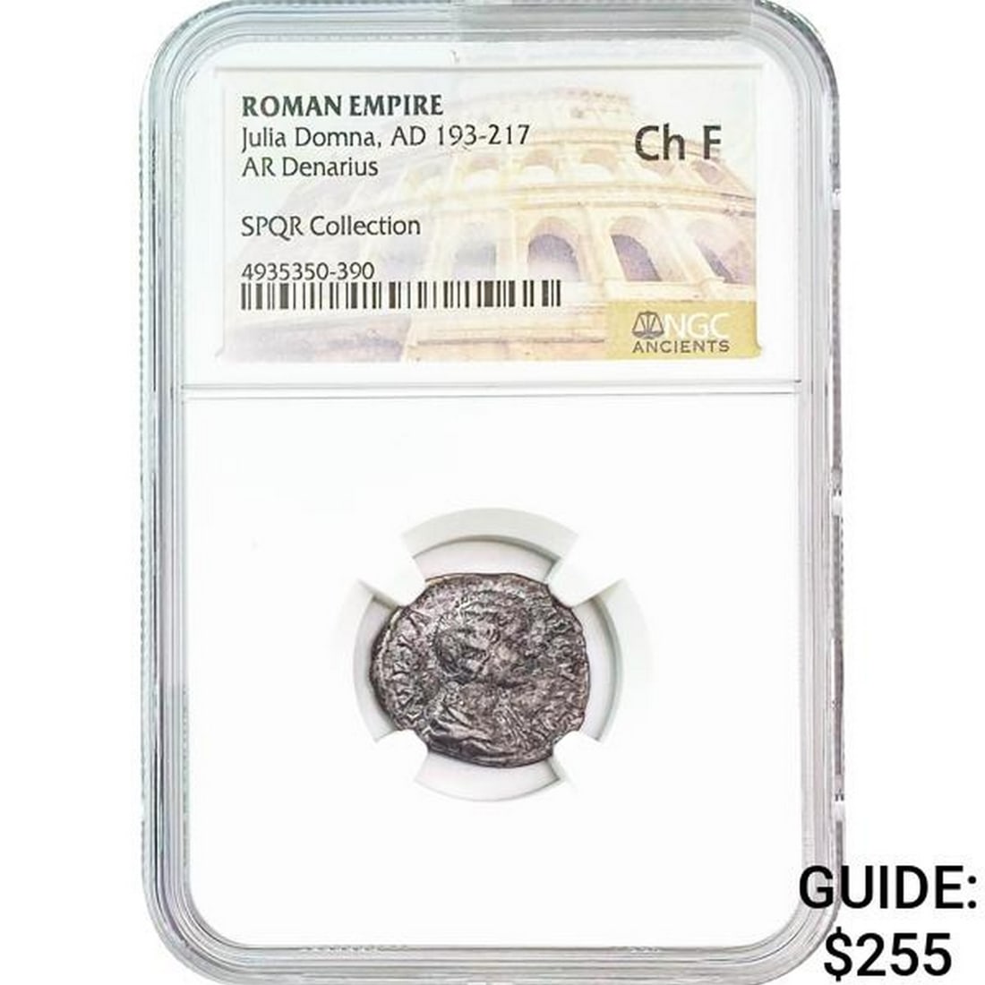 Roman Julia Domna, AD 193-217 Silver Denarius NGC (1 of 2)