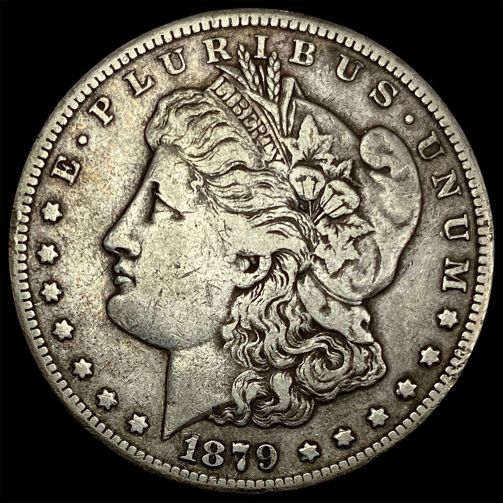 1879-CC Silver Morgan Dollar LIGHTLY CIRCULATED (1 of 2)