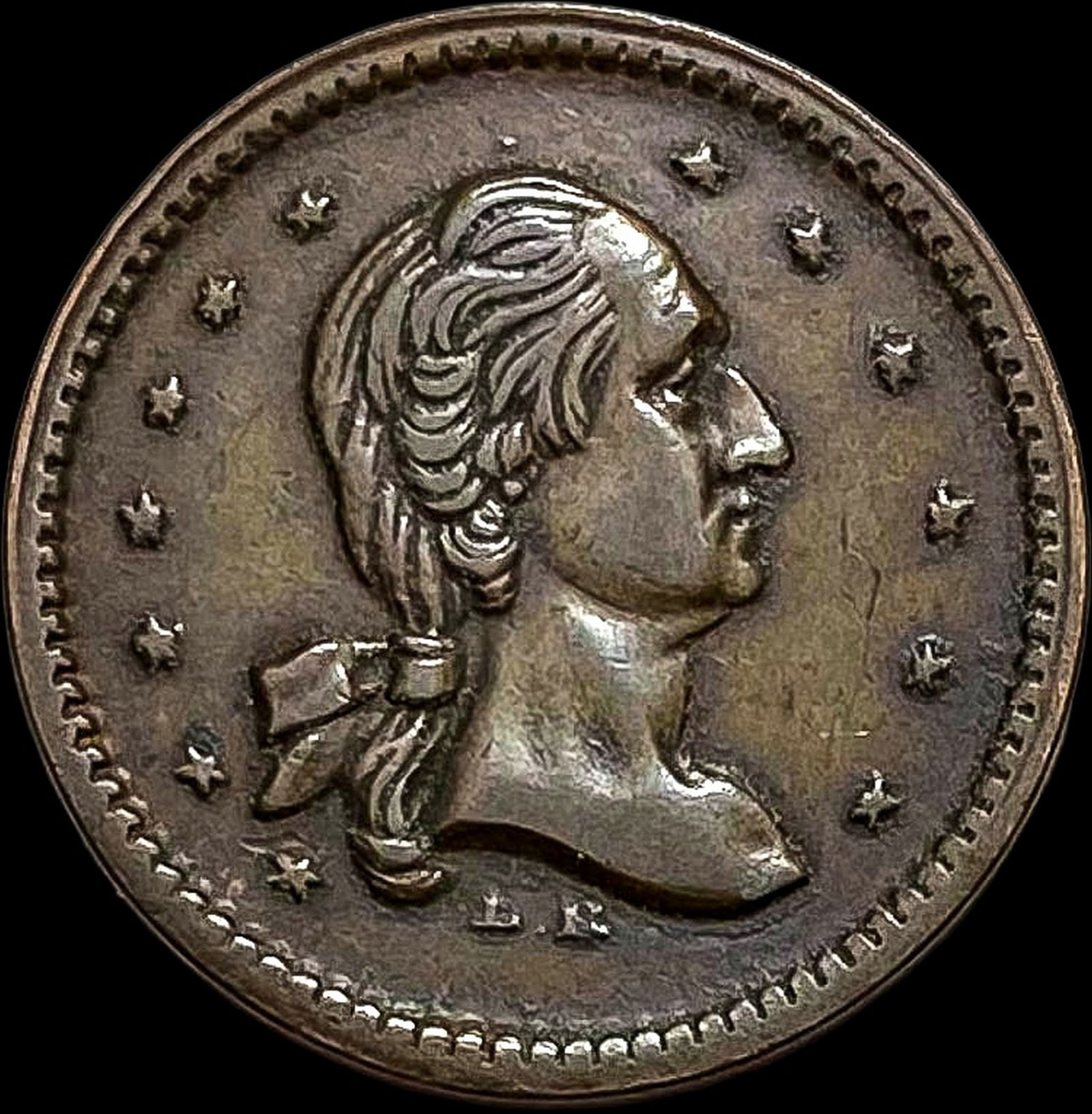 1863 Civil War Token-No Compromise CLOSELY UNCIRCULATED (1 of 2)