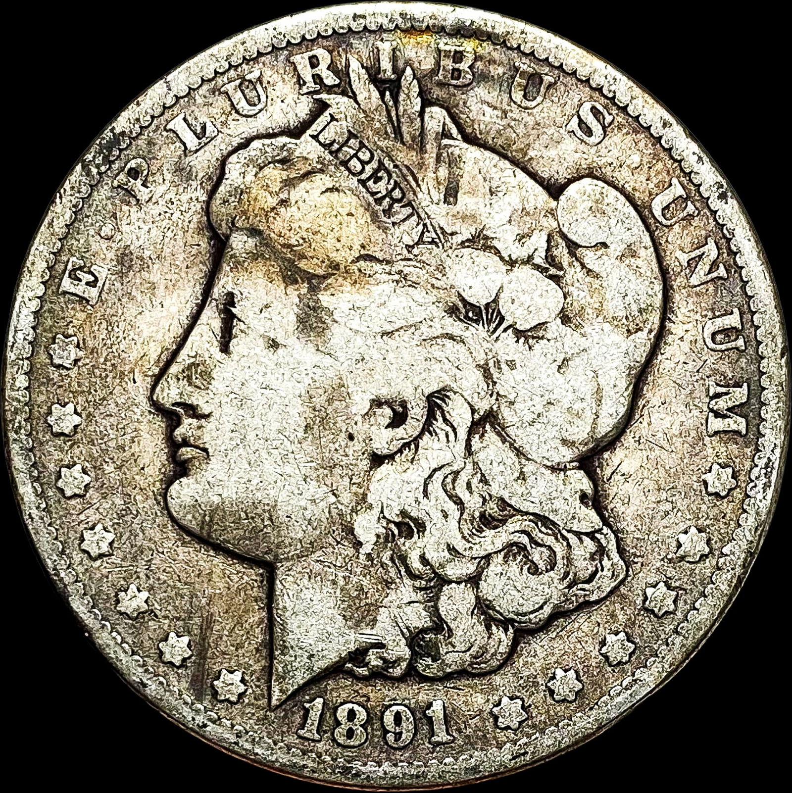 1891-CC Silver Morgan Dollar NICELY CIRCULATED (1 of 2)