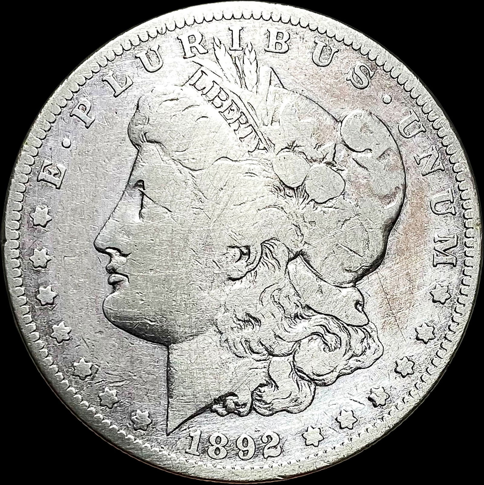 1892-S Silver Morgan Dollar NICELY CIRCULATED (1 of 2)