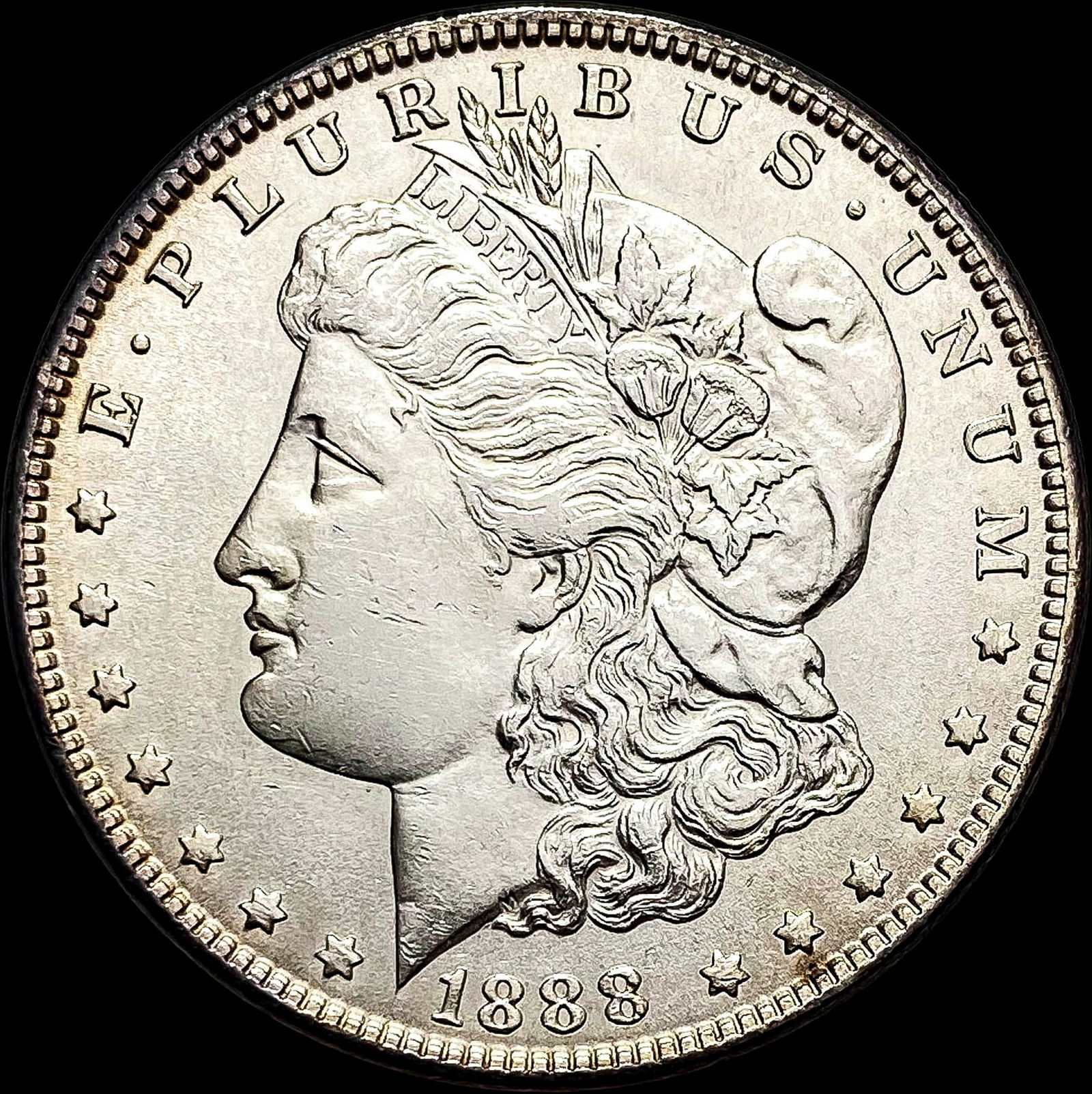 1888 Silver Morgan Dollar CLOSELY UNCIRCULATED (1 of 2)