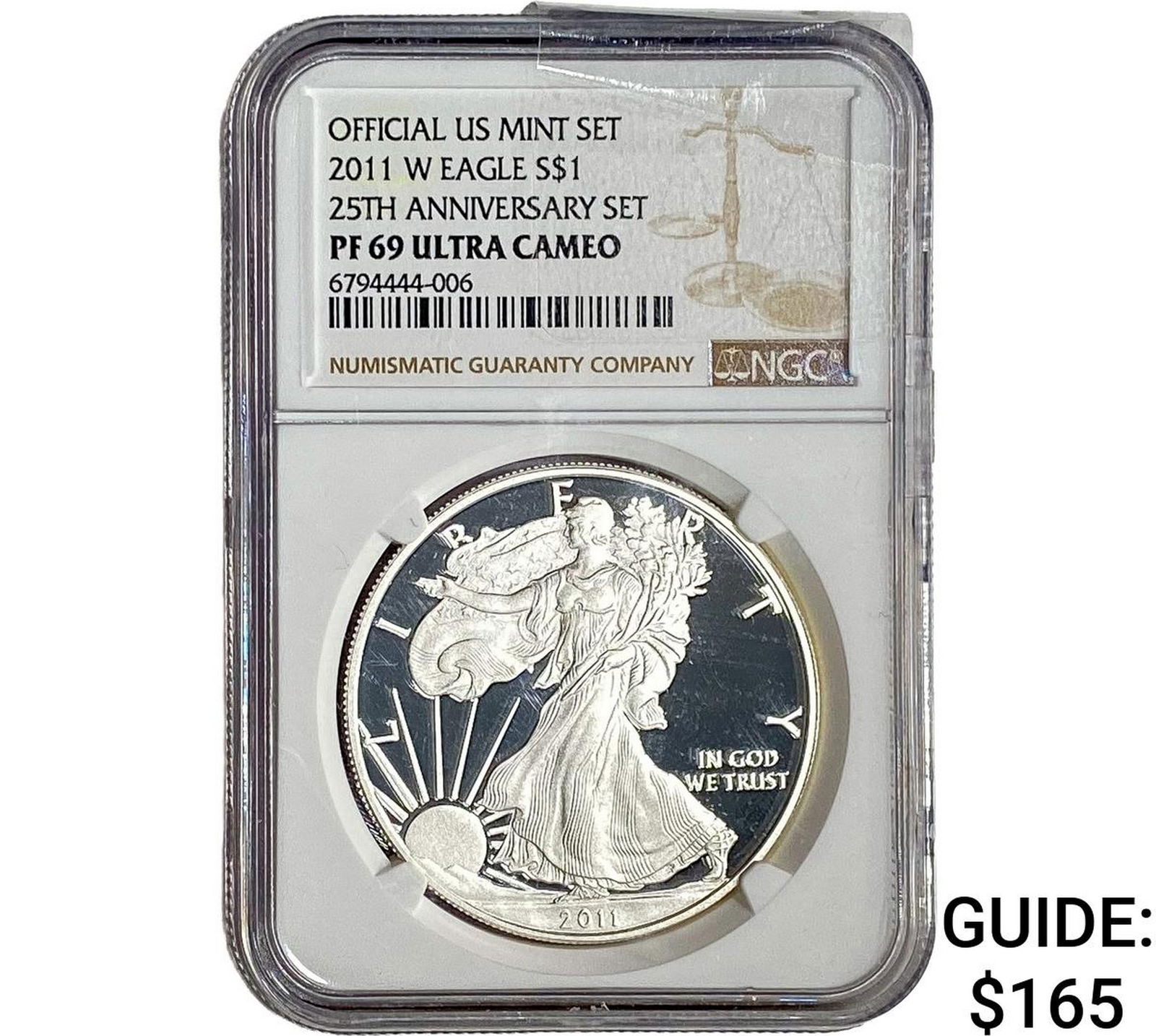 2011-W Silver Eagle NGC PF69 Ultra Cameo (1 of 2)