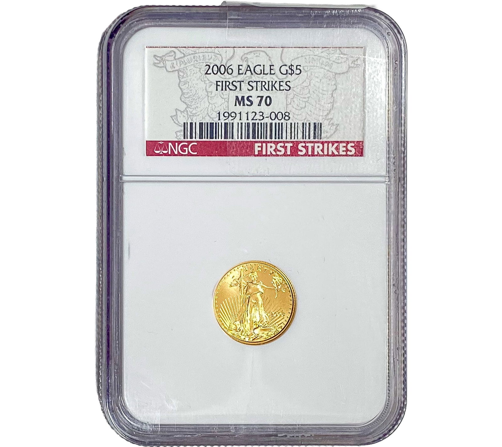 2006 Gold $5 American Eagle 1/10oz NGC MS70 (1 of 2)