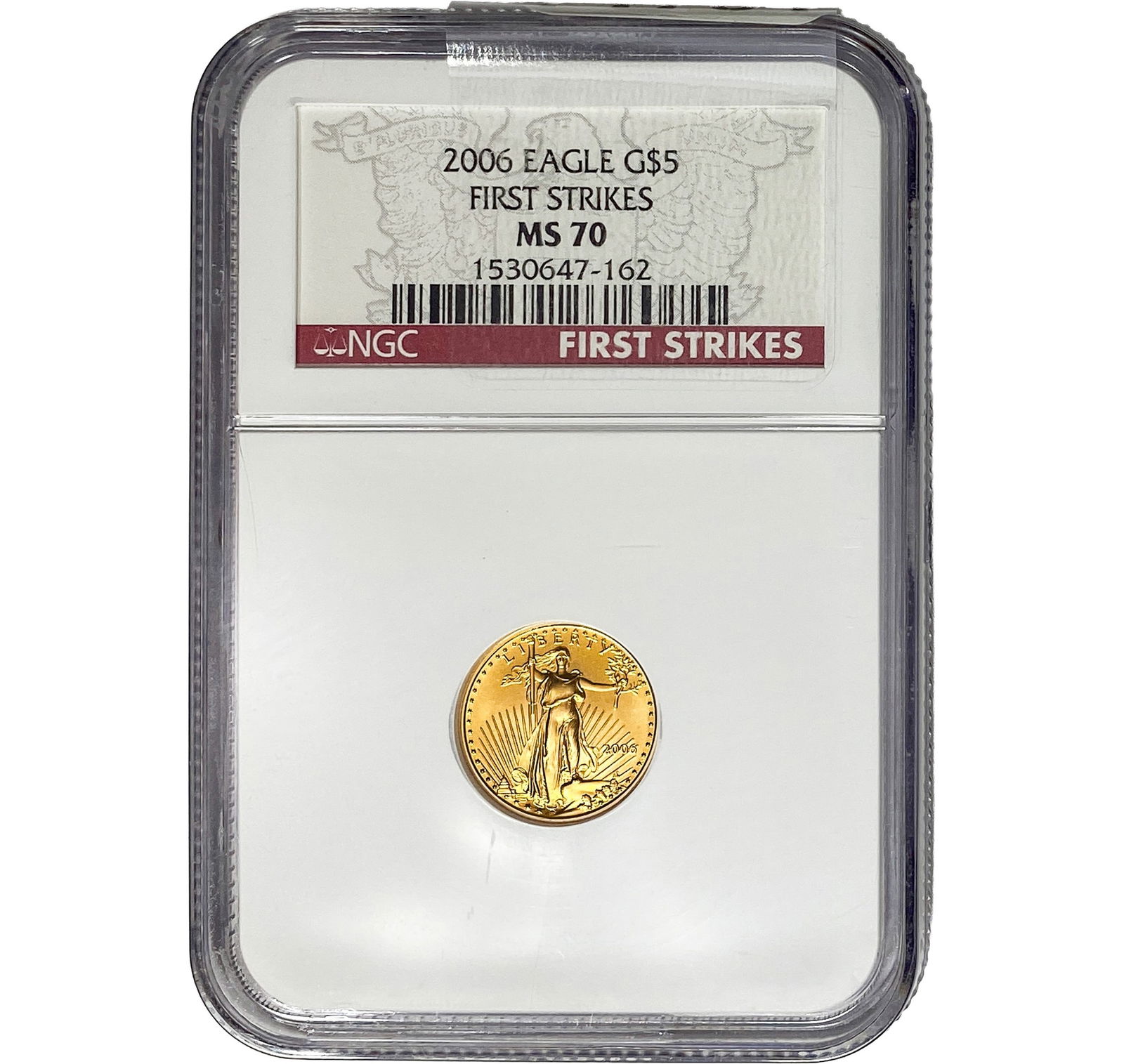 2006 $5 Gold Eagle 1/10oz NGC MS70 (1 of 2)