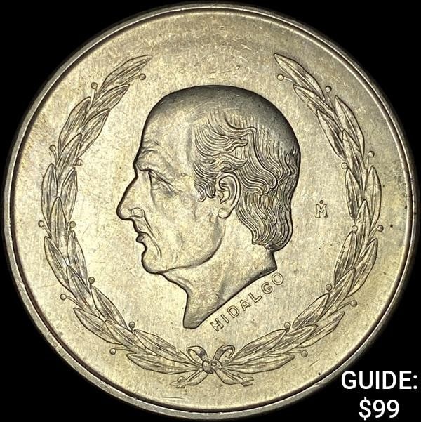 1951-M Mexico Silver 5 Peso UNCIRCULATED: 1951-M Mexico Silver 5 Peso UNCIRCULATED