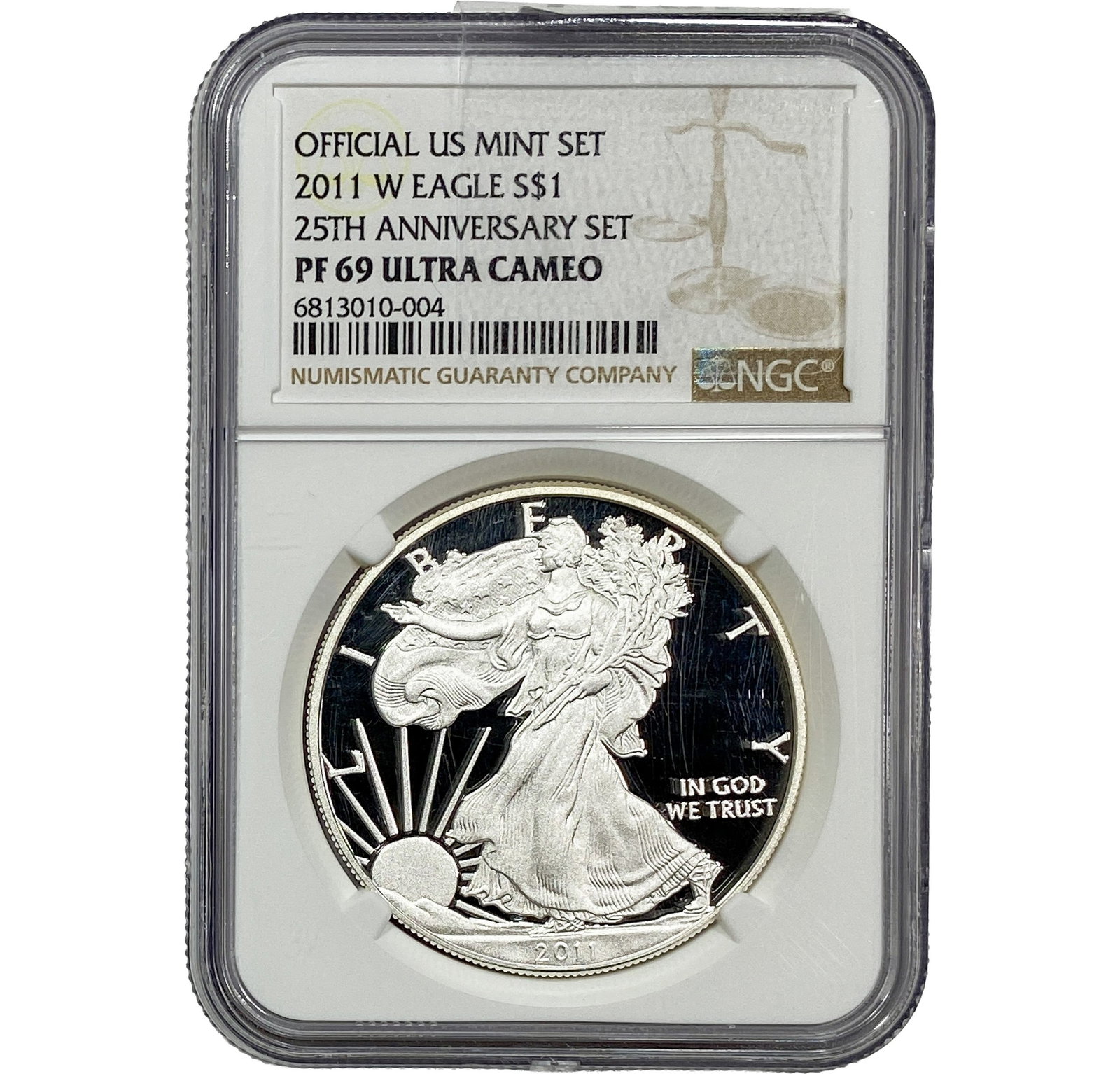 2011-W Silver Eagle NGC PF69 Ultra Cameo: 2011-W Silver Eagle NGC PF69 Ultra Cameo