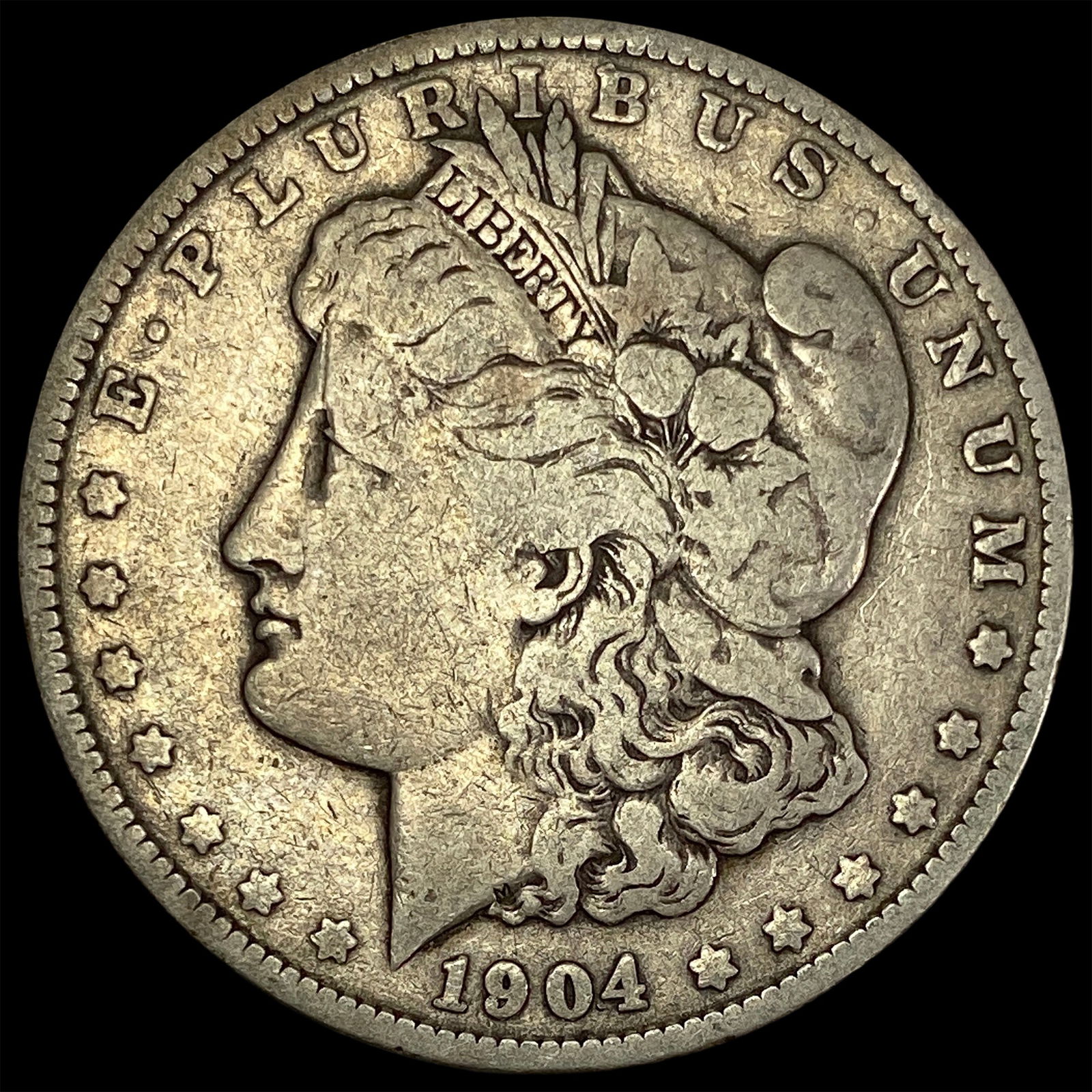 1904-O Silver Morgan Dollar NICELY CIRCULATED (1 of 2)