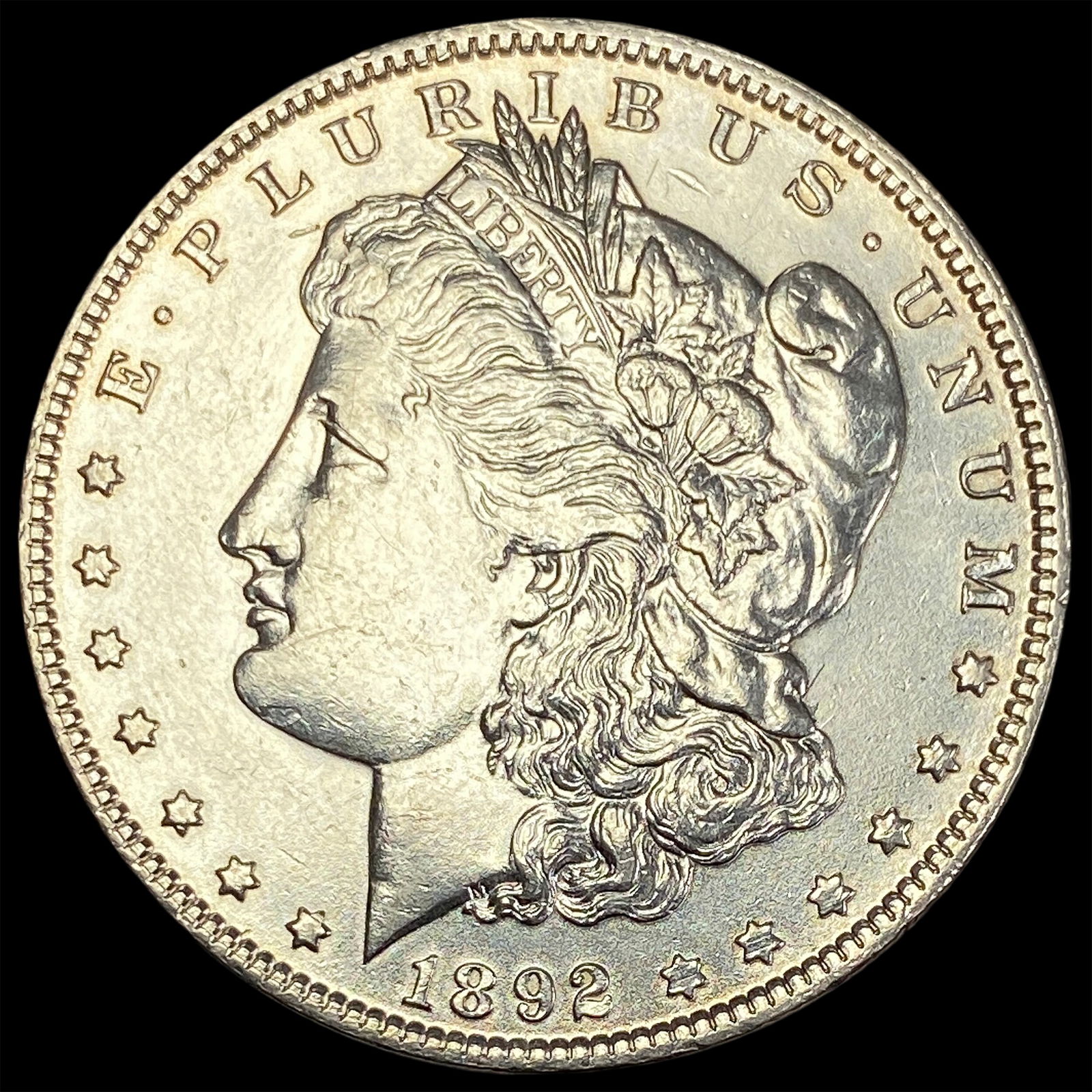 1892 Silver Morgan Dollar CLOSELY UNCIRCULATED (1 of 2)