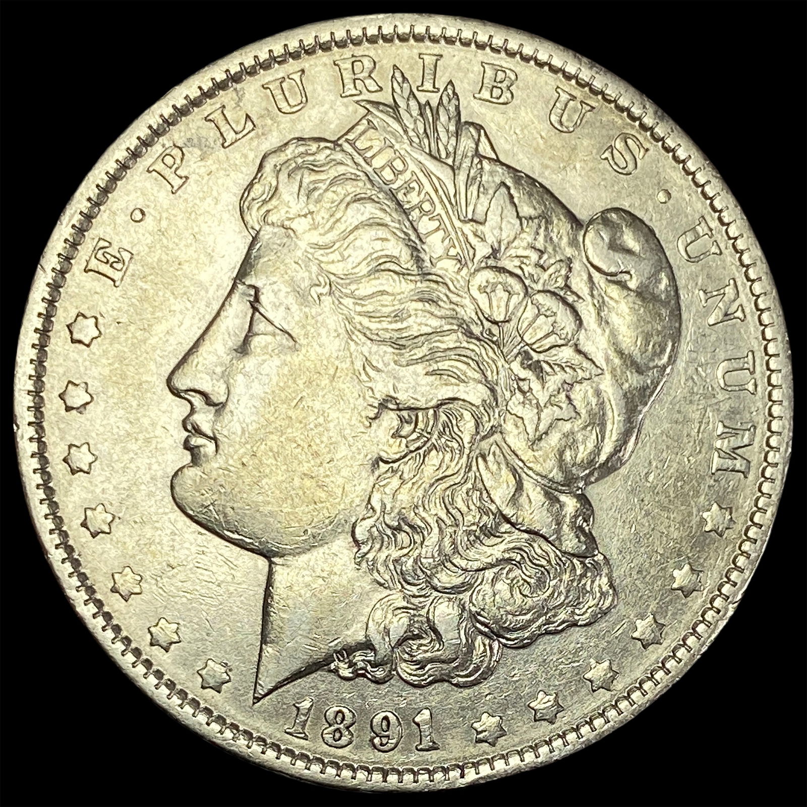 1891-O Silver Morgan Dollar CLOSELY UNCIRCULATED (1 of 2)