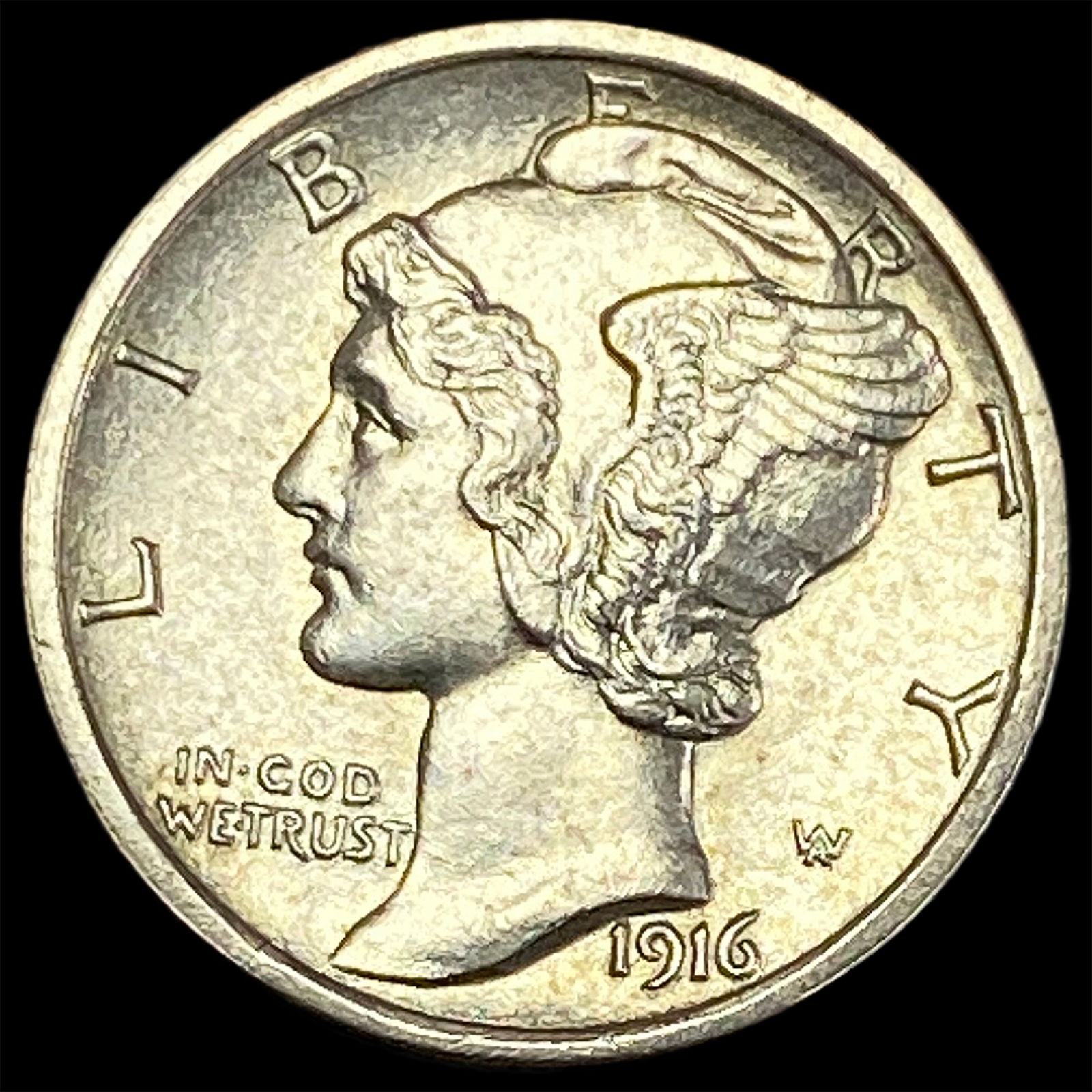 1916 FSB Silver Mercury Dime UNCIRCULATED (1 of 2)