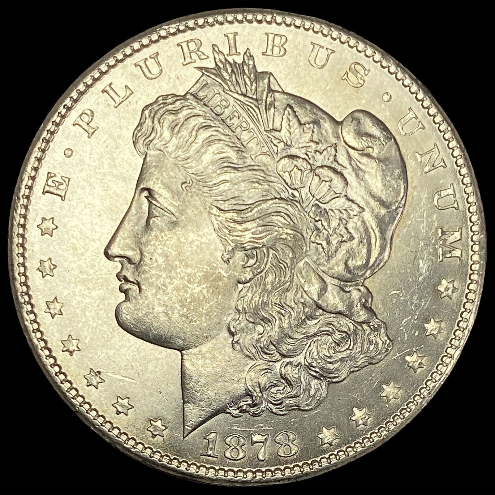 1878-S Silver Morgan Dollar CHOICE BU (1 of 2)