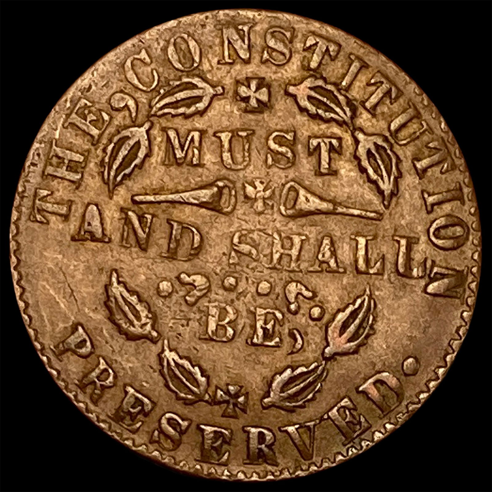 1863 Civil War Token-Little Monitor NEARLY UNCIRCULATED (1 of 2)