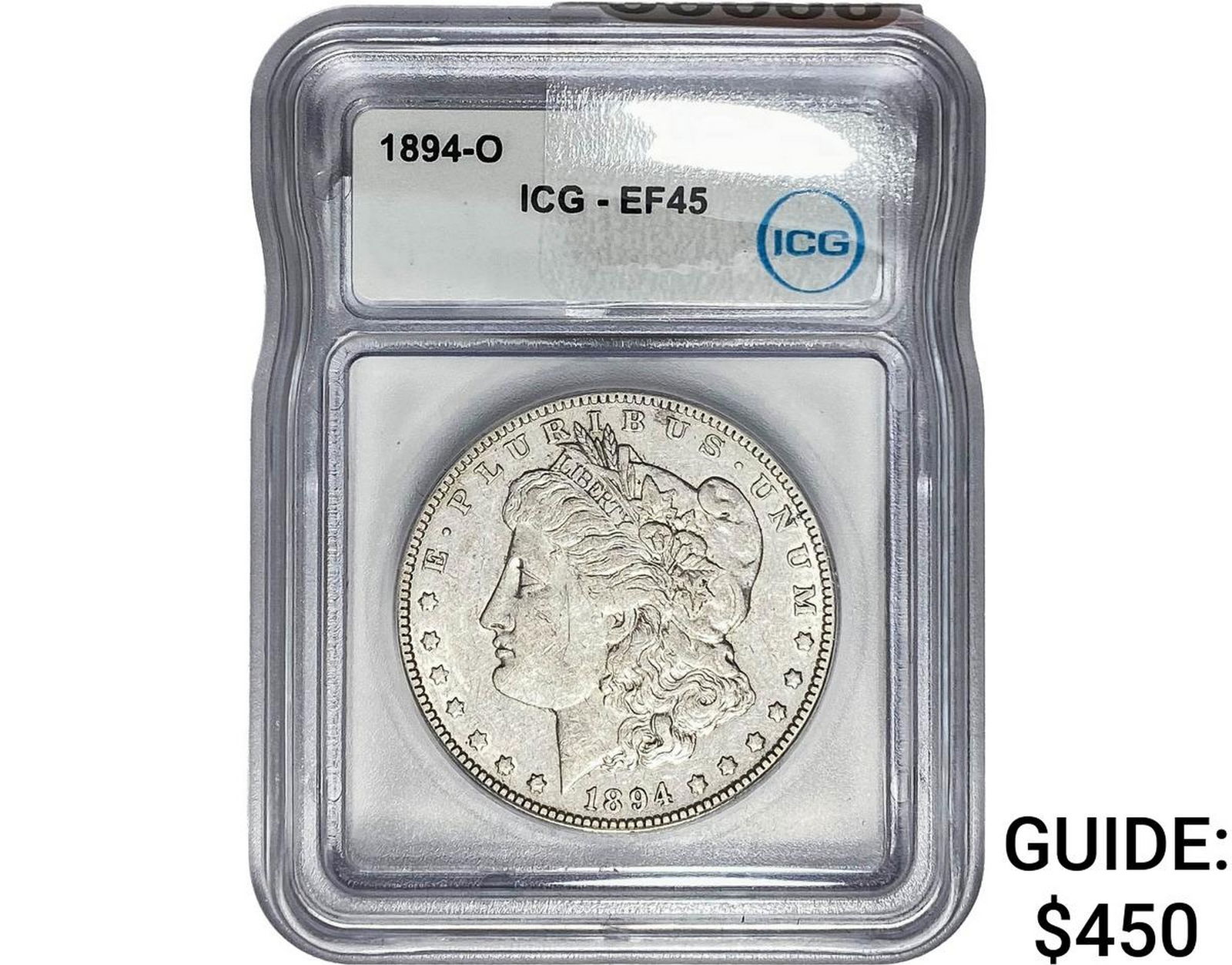 1894-O Morgan Silver Dollar ICG EF45 (1 of 2)