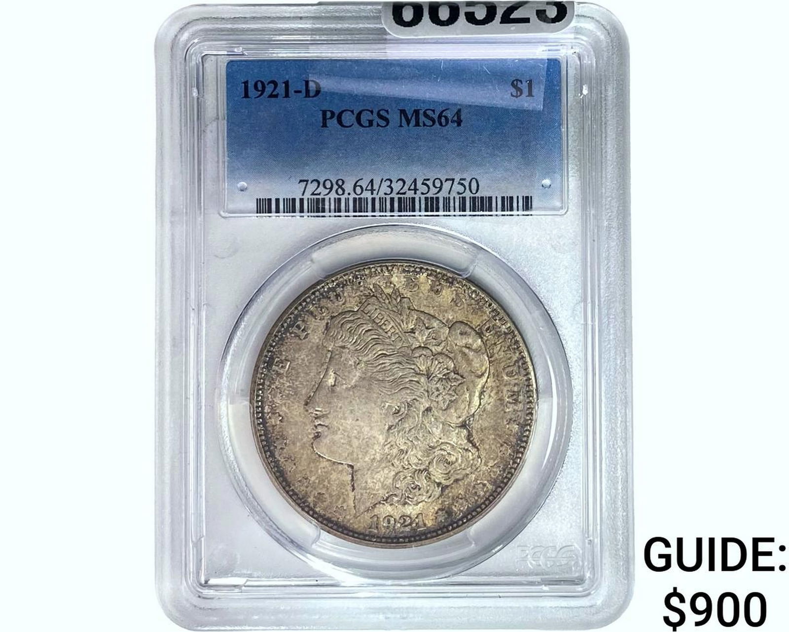 1921-D Morgan Silver Dollar PCGS MS64 (1 of 2)
