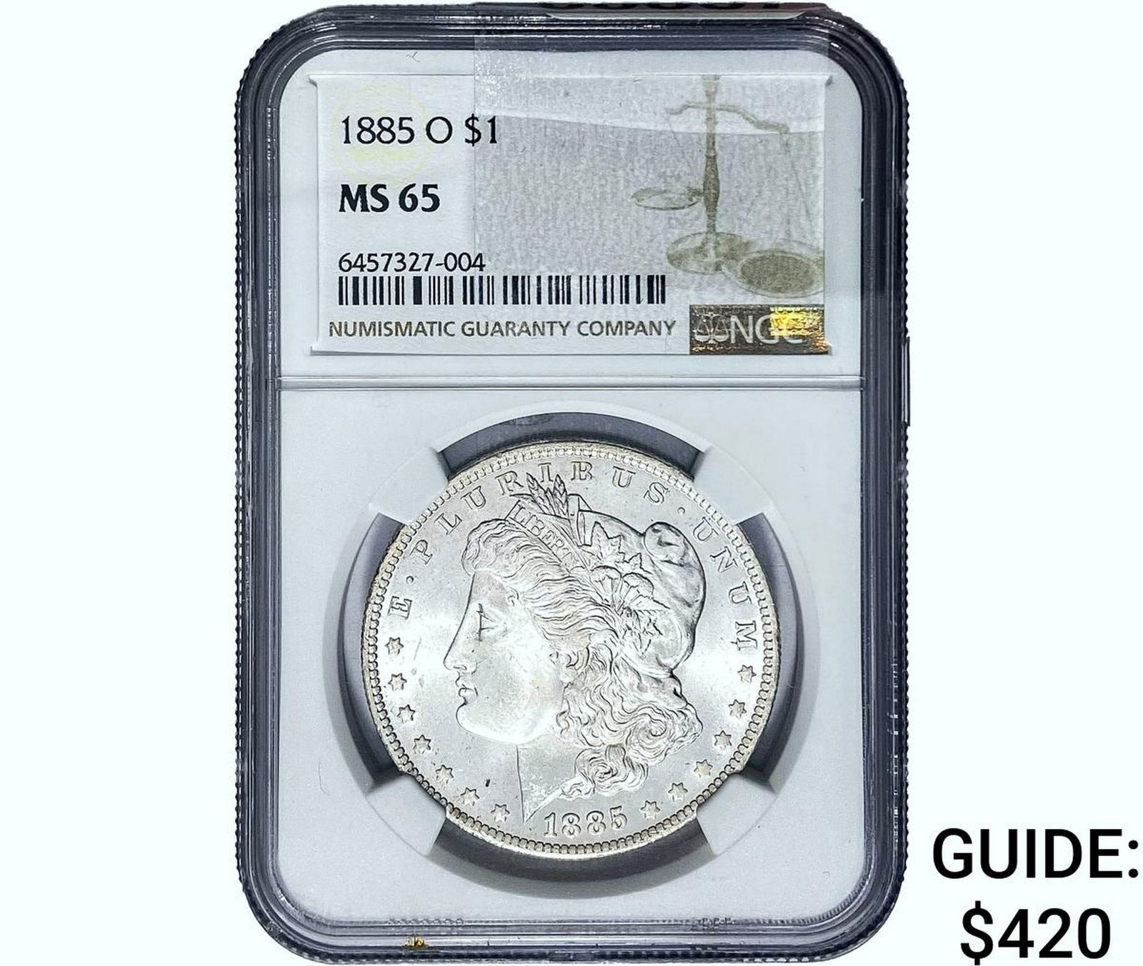 1885-O Morgan Silver Dollar NGC MS65 (1 of 2)