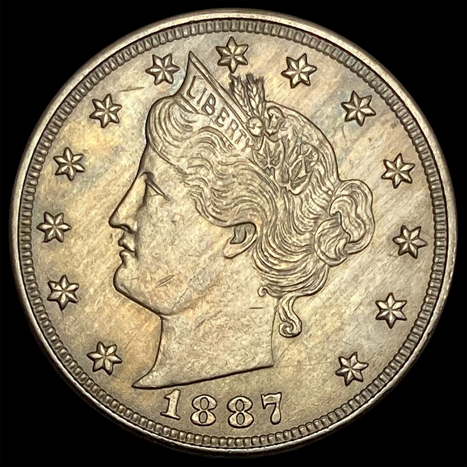 1887 Liberty Head Nickel CHOICE AU (1 of 2)