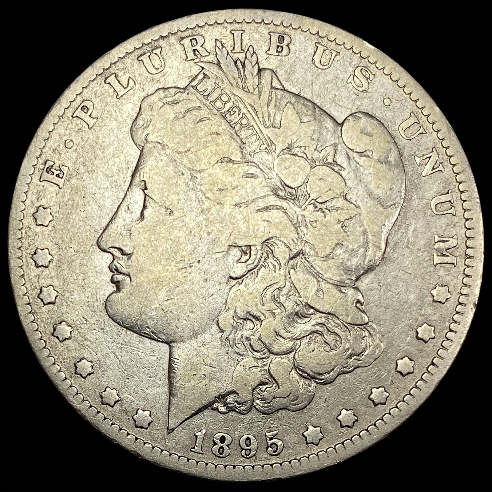 1895-O Silver Morgan Dollar NICELY CIRCULATED (1 of 2)
