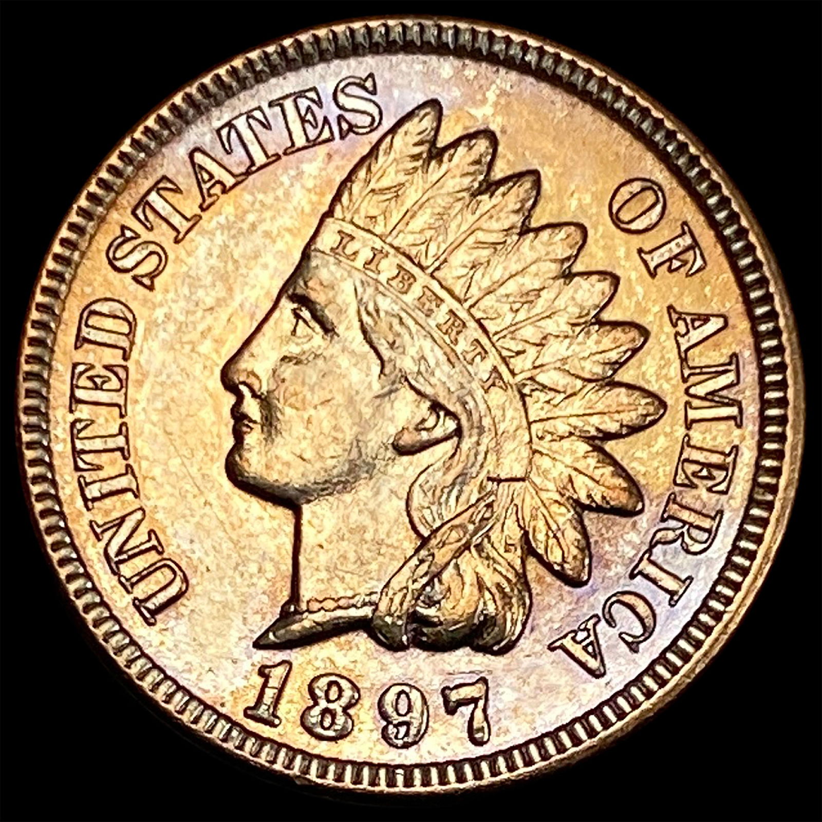1897 Indian Head Cent UNCIRCULATED (1 of 2)