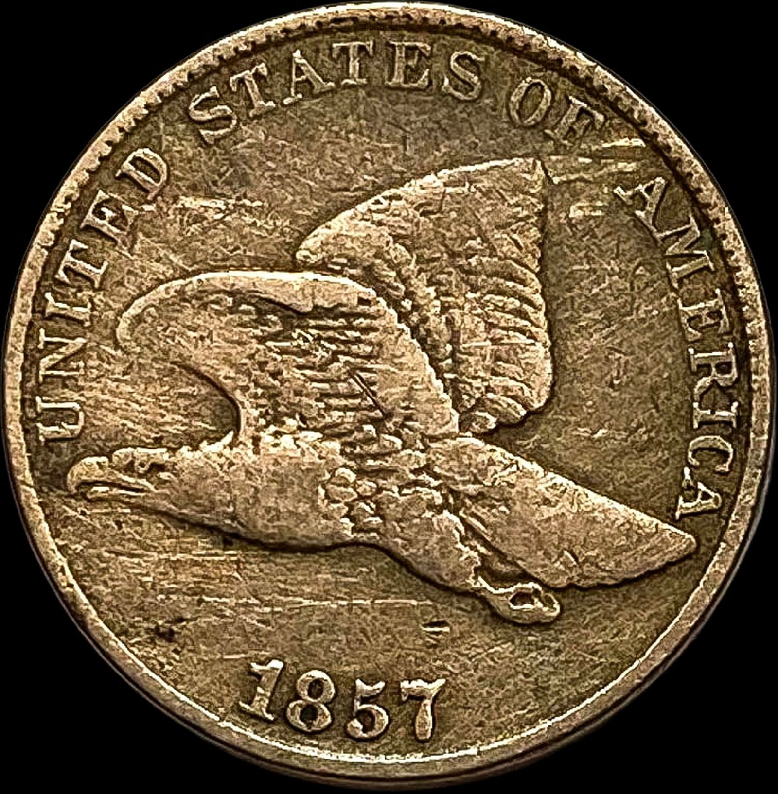 1857 Flying Eagle Cent LIGHTLY CIRCULATED (1 of 2)