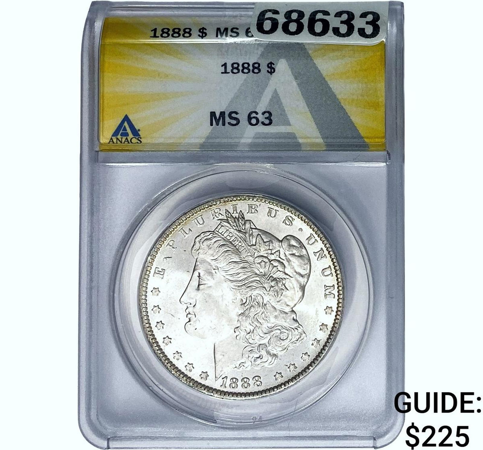 1888 Morgan Silver Dollar ANACS MS63 (1 of 2)