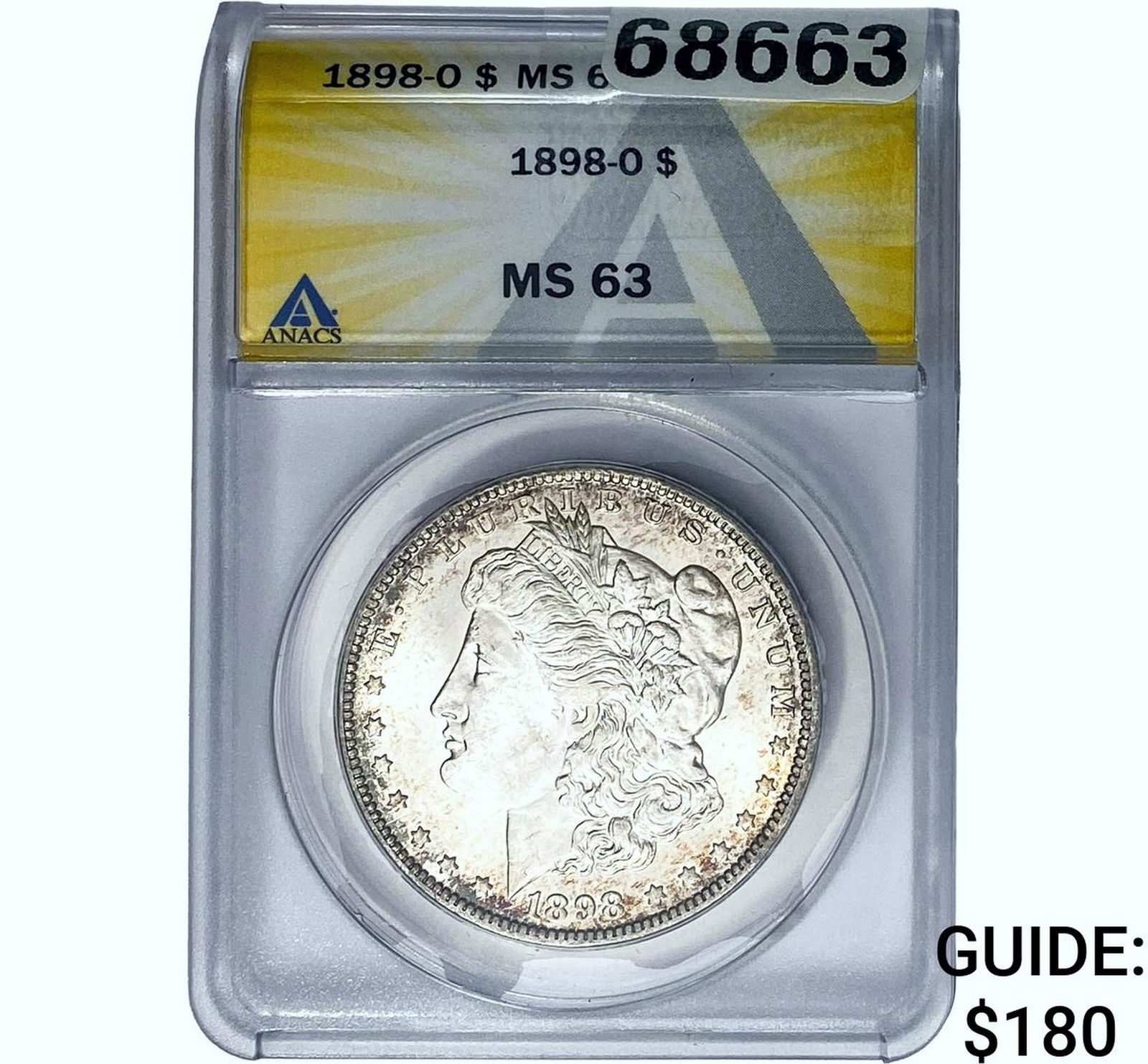 1898-O Morgan Silver Dollar ANACS MS63 (1 of 2)