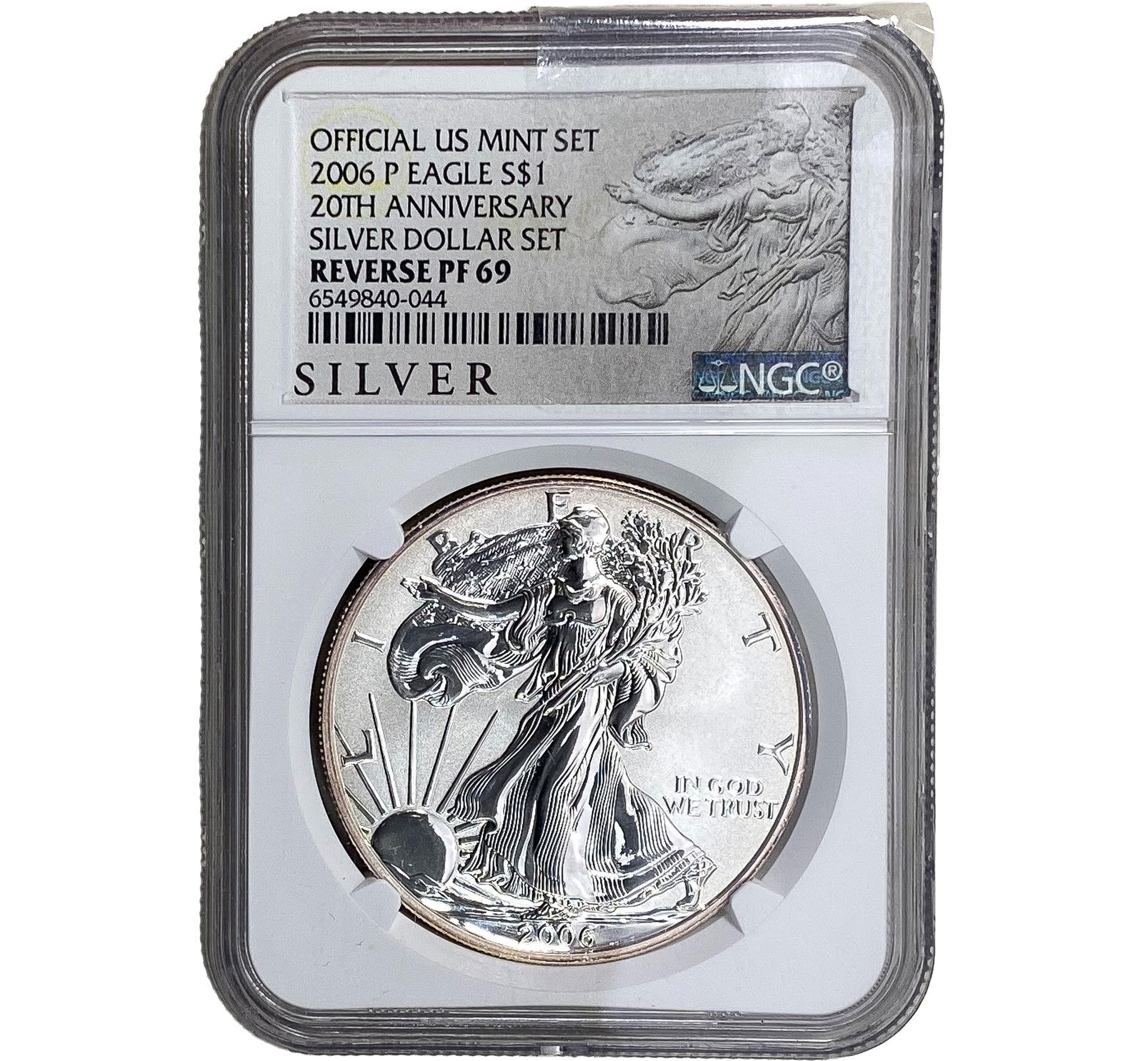 2006-P Silver Eagle NGC RP69 20th Anniversary: 2006-P Silver Eagle NGC RP69 20th Anniversary