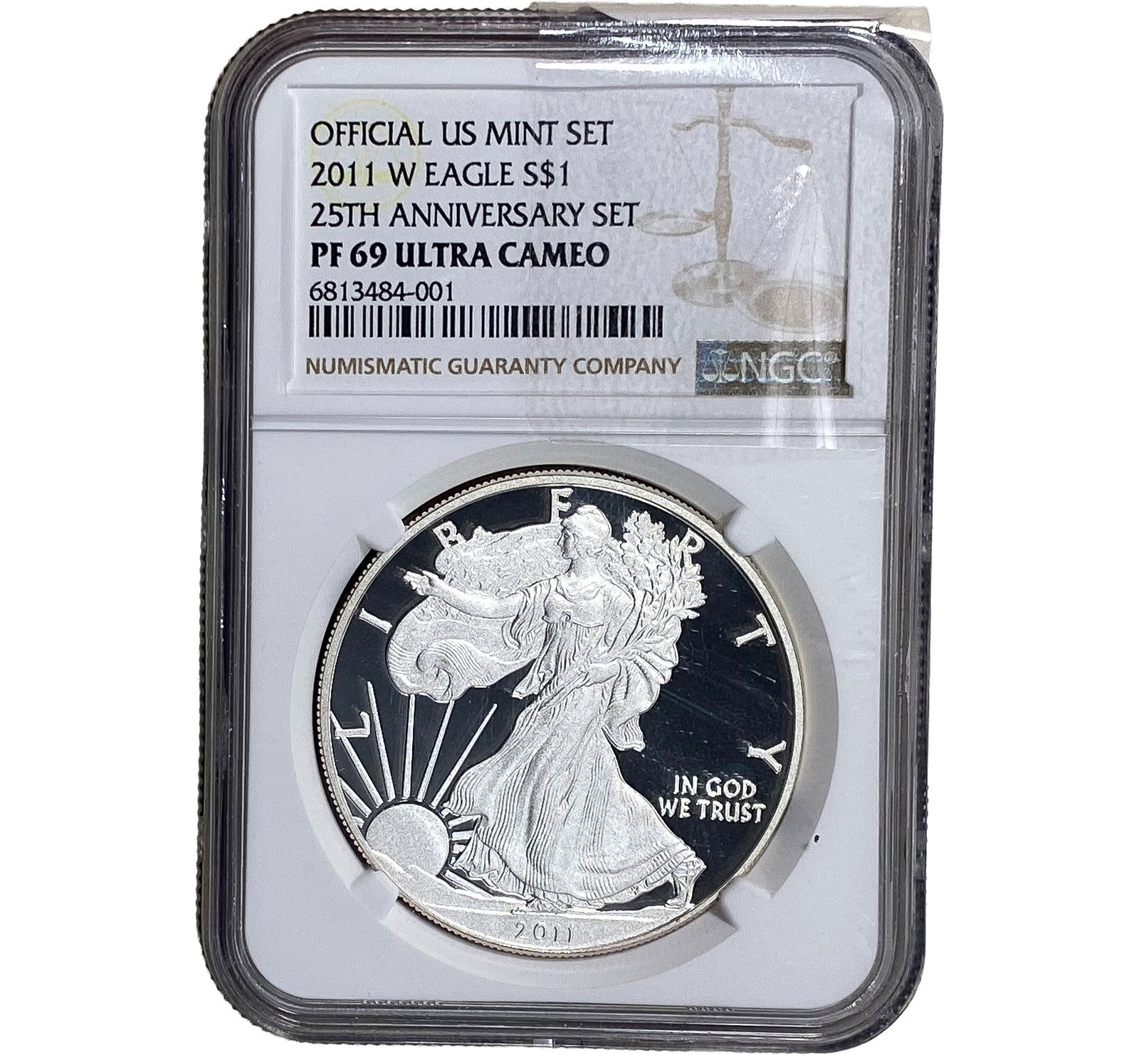2011-W Silver Eagle NGC PF69 UC 25th Anniversary (1 of 2)