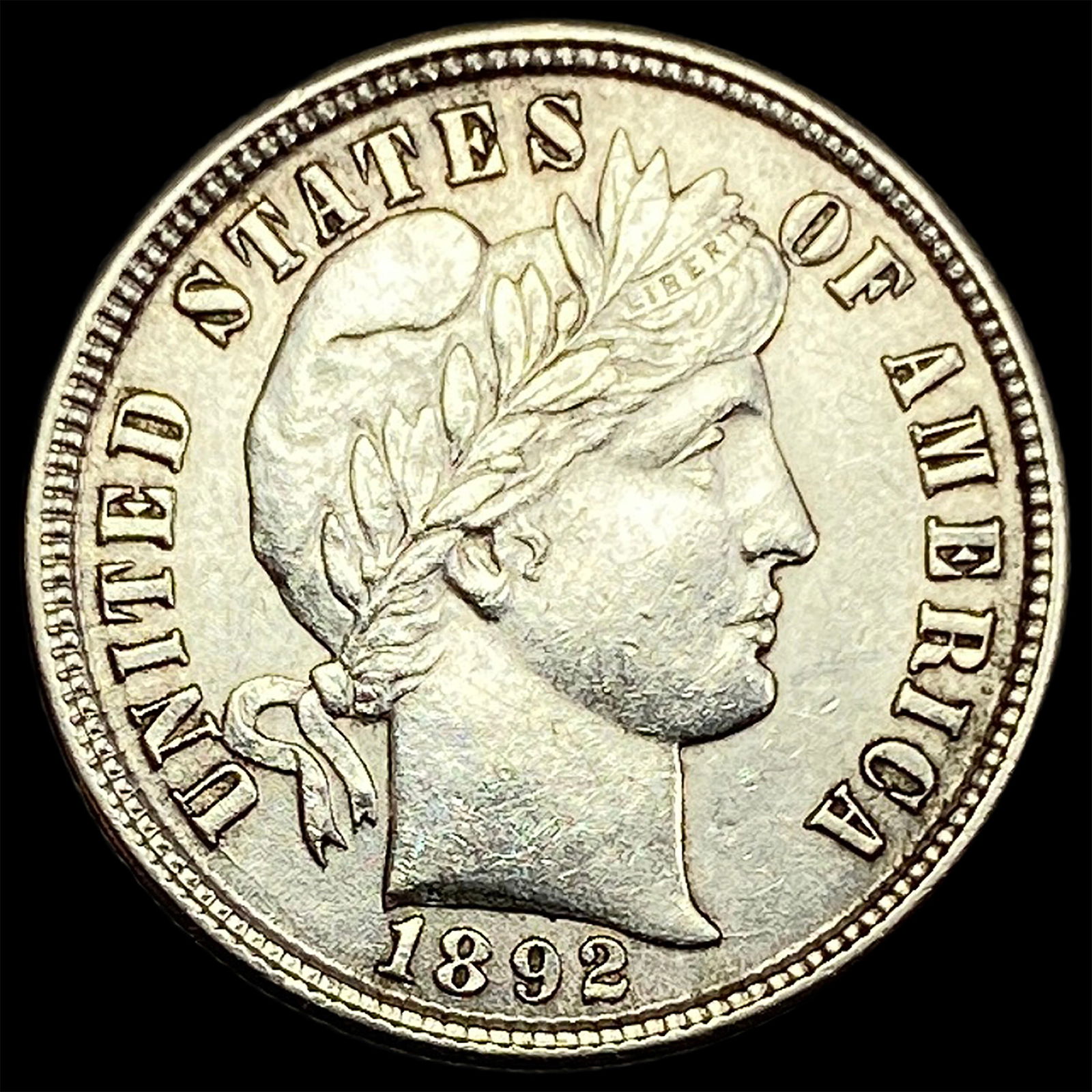 1892 Silver Barber Dime UNCIRCULATED (1 of 2)