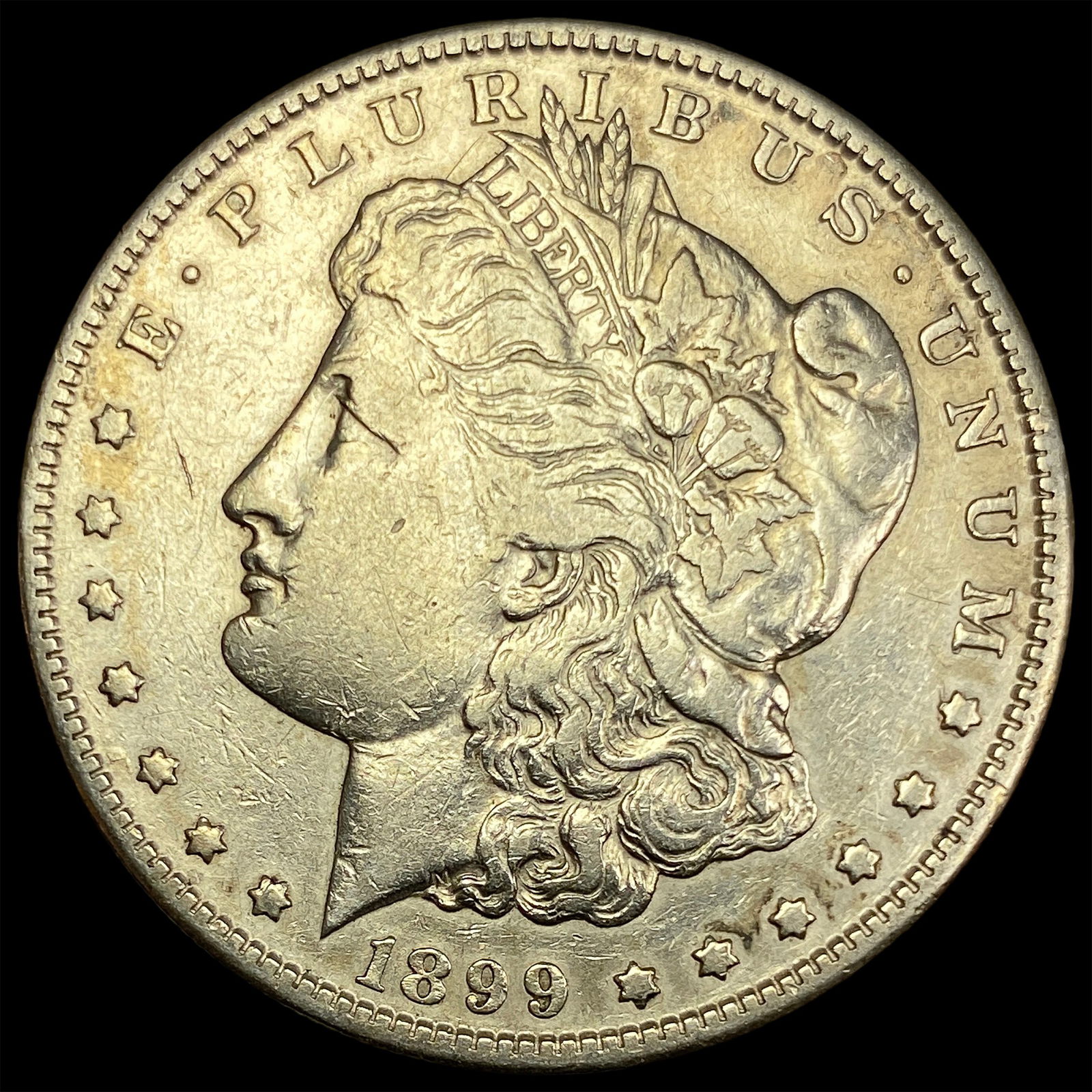 1899-S Silver Morgan Dollar NEARLY UNCIRCULATED (1 of 2)