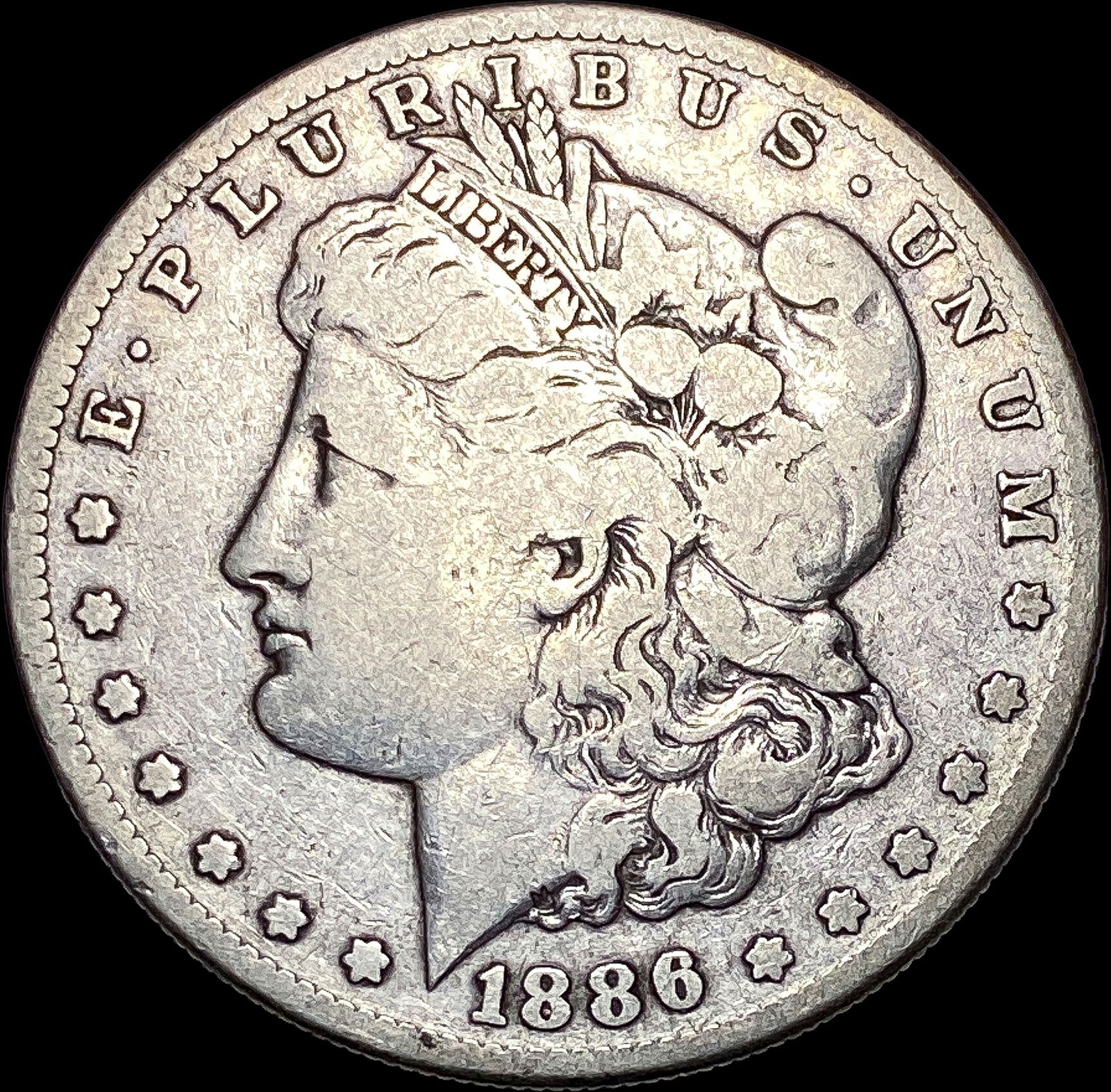 1886-S Silver Morgan Dollar NICELY CIRCULATED (1 of 2)