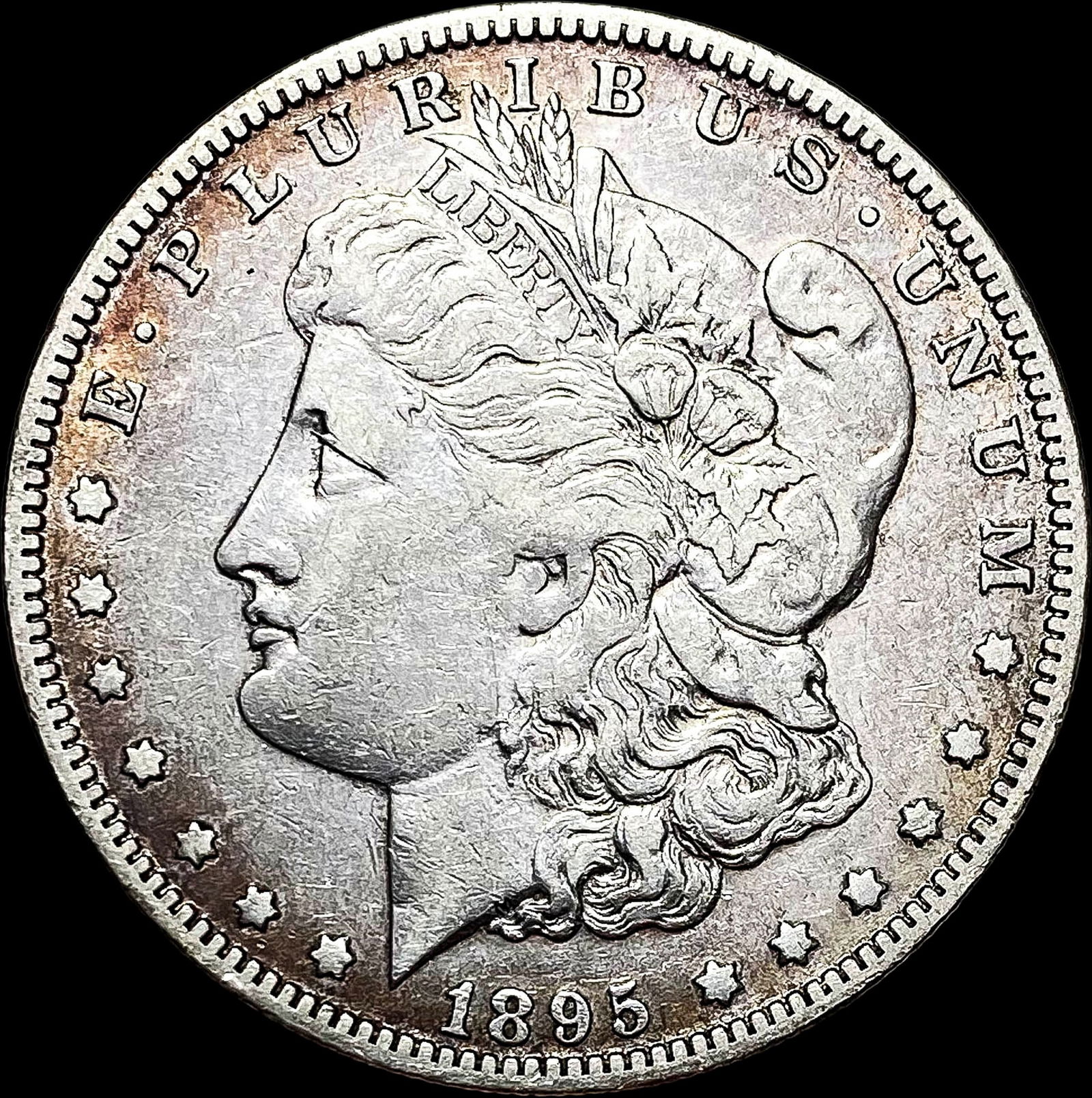 1895-O Silver Morgan Dollar NEARLY UNCIRCULATED (1 of 2)