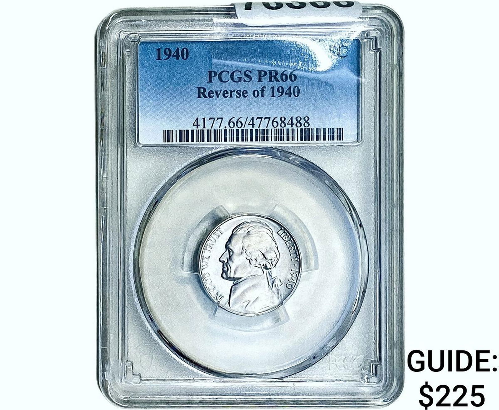 1940 Jefferson Nickel PCGS PR66 Reverse of 1940 (1 of 2)