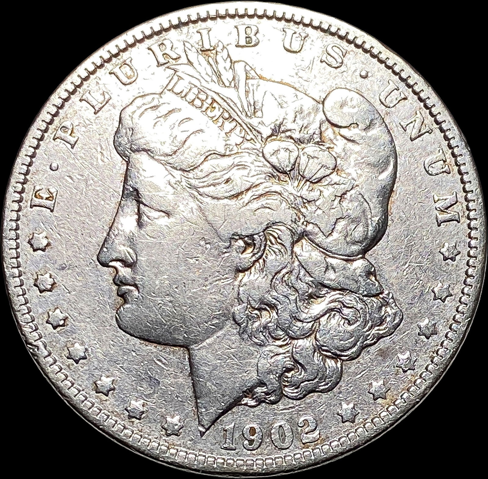 1902 Silver Morgan Dollar NEARLY UNCIRCULATED (1 of 2)