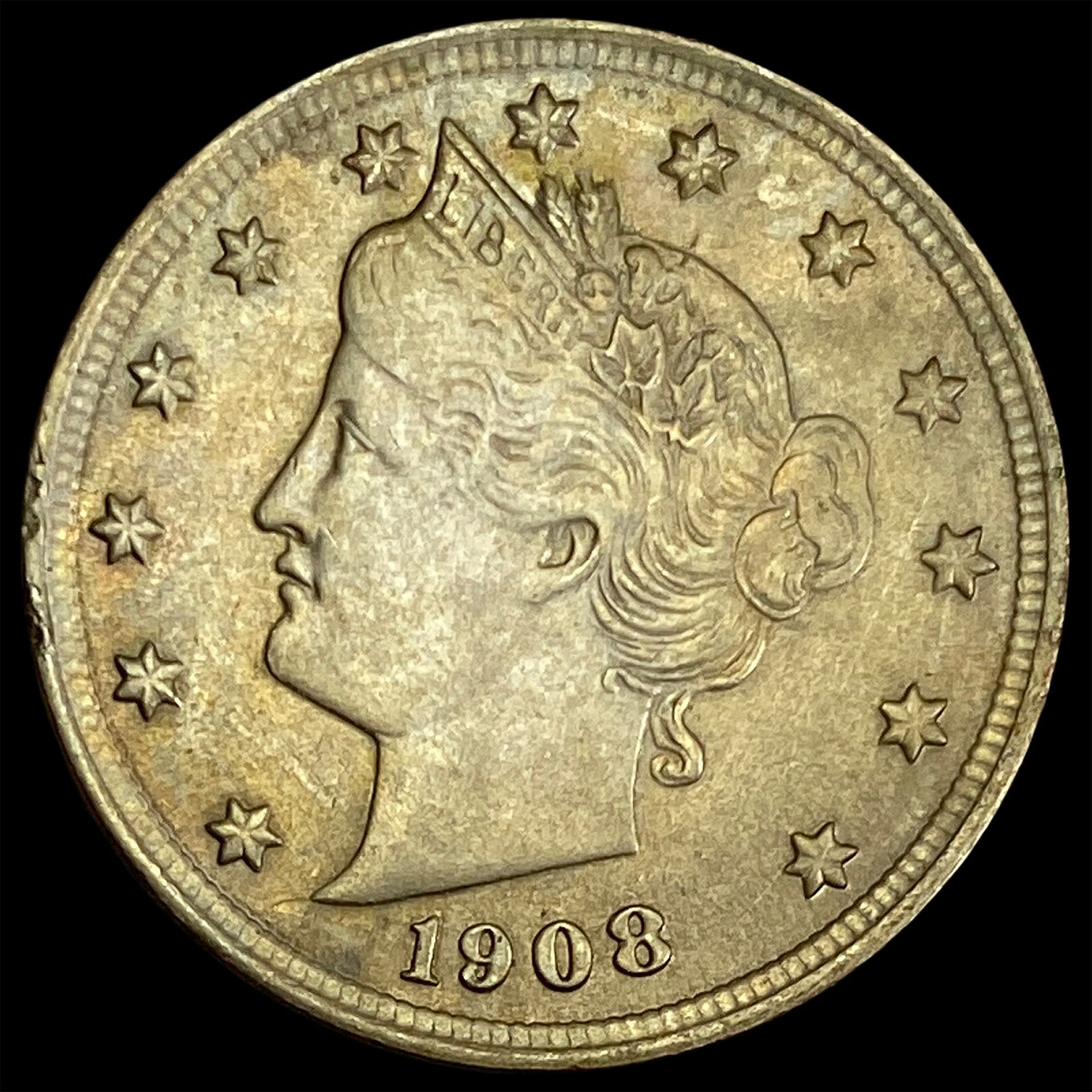 1908 Liberty Head Nickel CLOSE UNC (1 of 2)