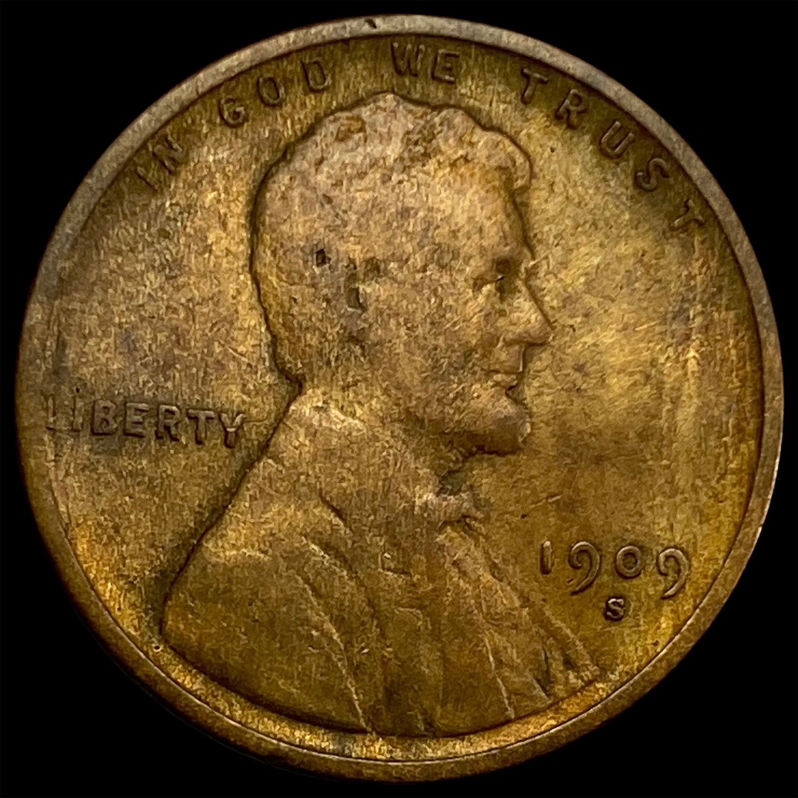 1909-S Lincoln Wheat Cent NICELY CIRCULATED (1 of 2)