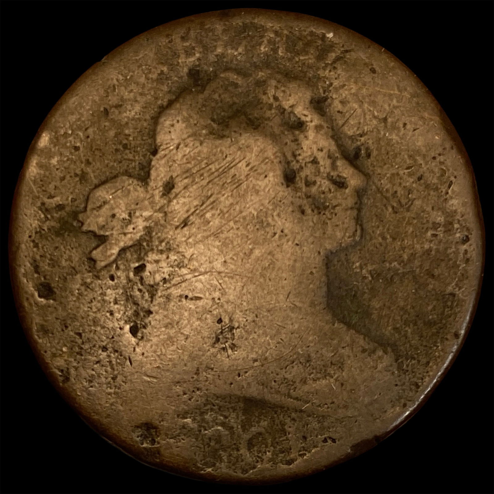 1801 Draped Bust Large Cent NICE CIRC (1 of 2)