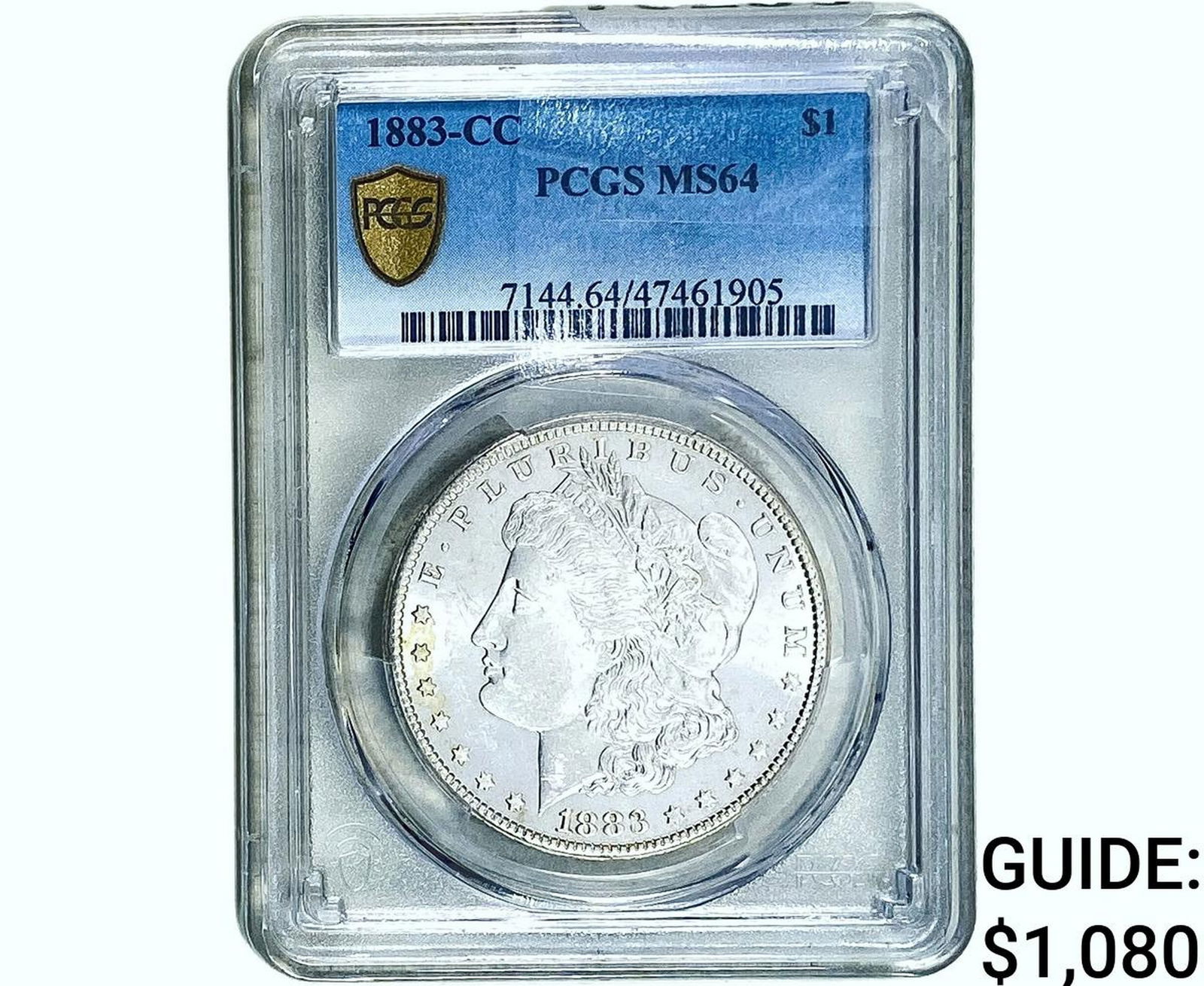 1883-CC Morgan Silver Dollar PCGS MS64 (1 of 2)