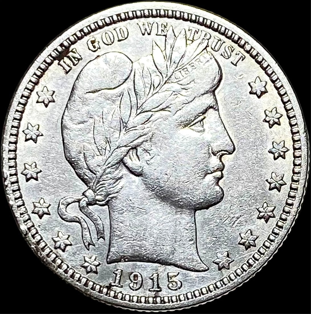 1915 Barber Silver Quarter CLOSELY  UNCIRCULATED (1 of 2)